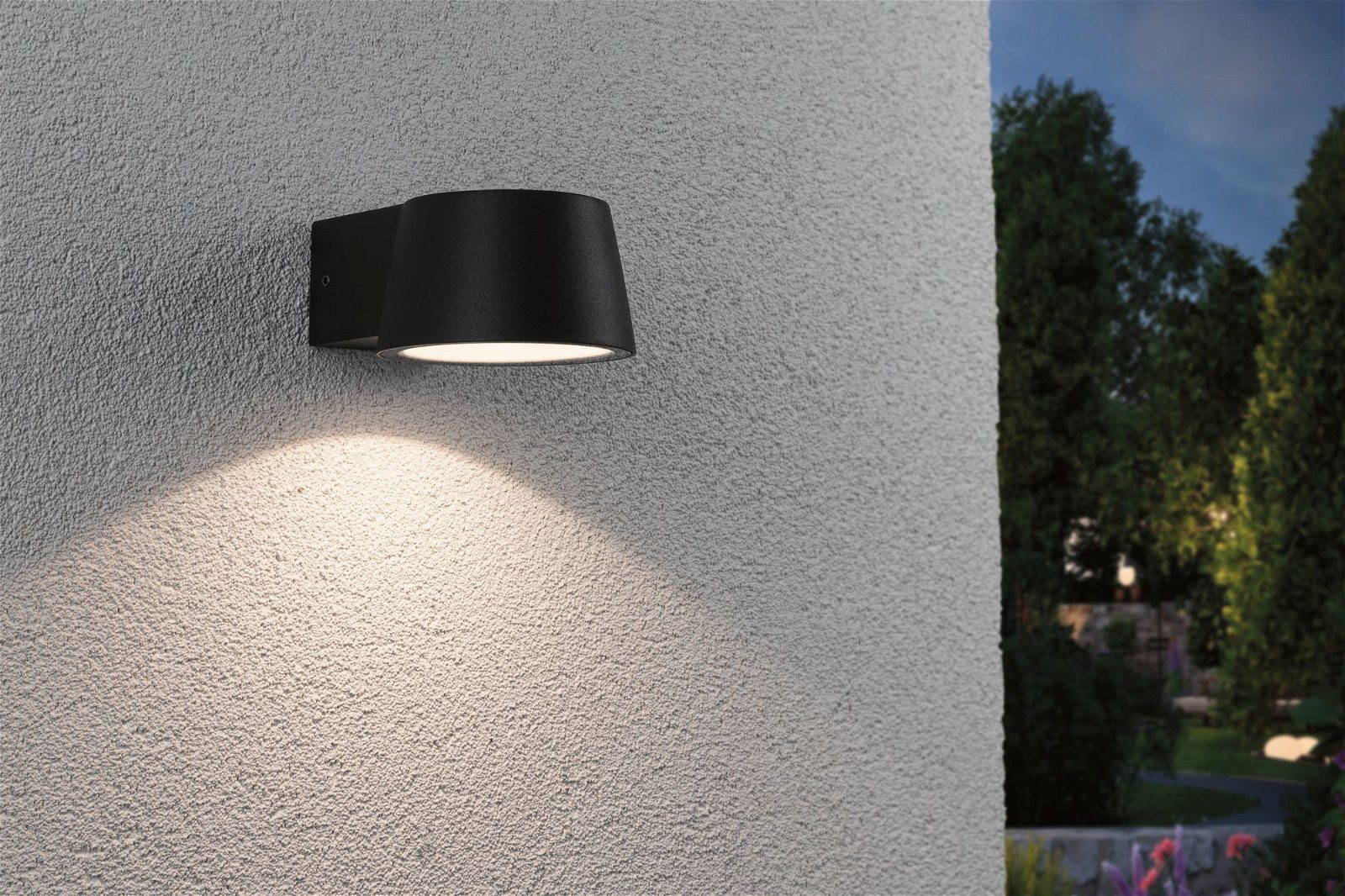 Paulmann Led-wandlamp voor buiten Capea IP44 96x128mm 3000K 6W 500lm 230V antraciet aluminium (1 stuk)