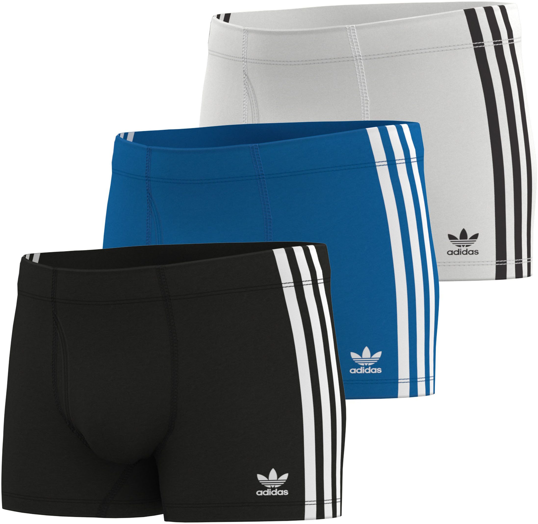 Adidas Originals Boxershort Comfort Flex Cotton met sneldrogende eigenschappen (set, 3 stuks)