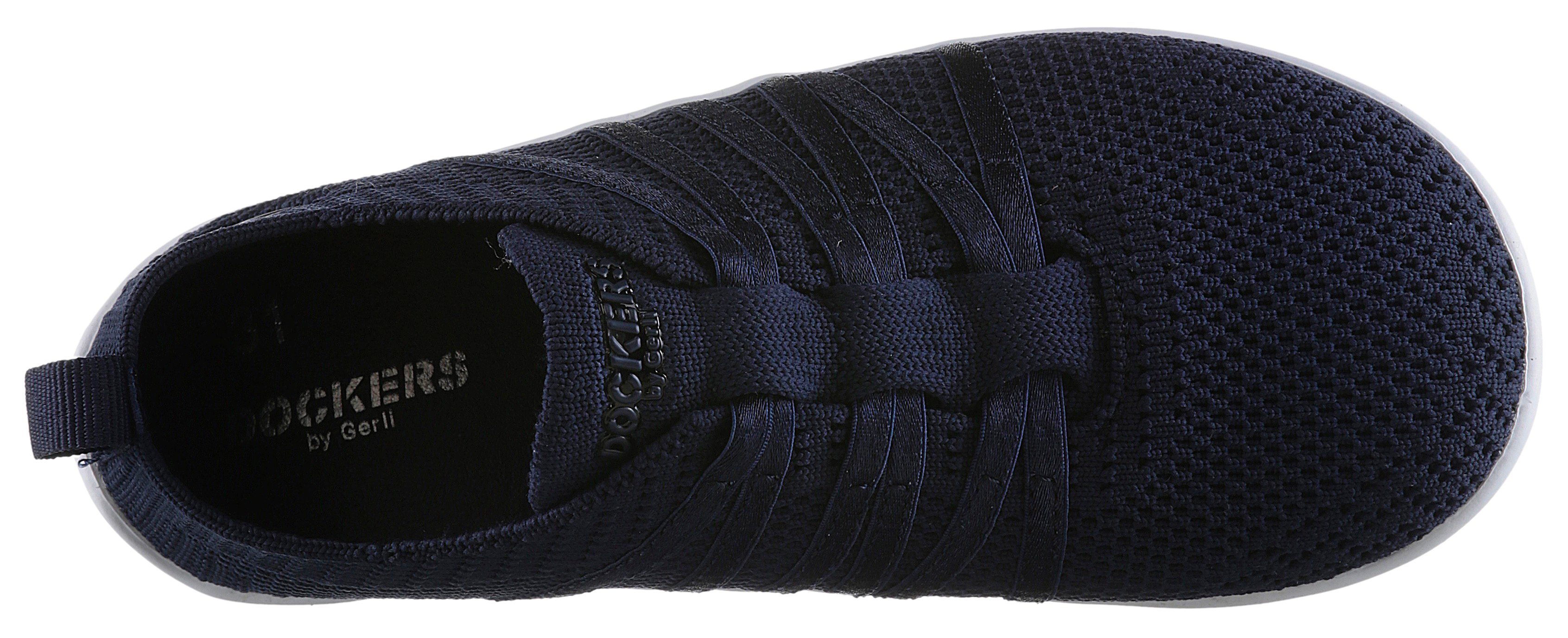 Dockers by Gerli Slip-on sneakers , blotevoetzool, veterschoen, instapschoen met elastiek