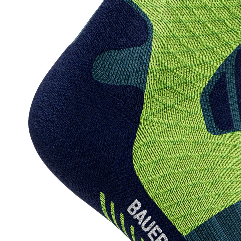 Bauerfeind Compressiekousen Trail Run Mid Cut Socks, Women heren sokken maat 43-46 groen