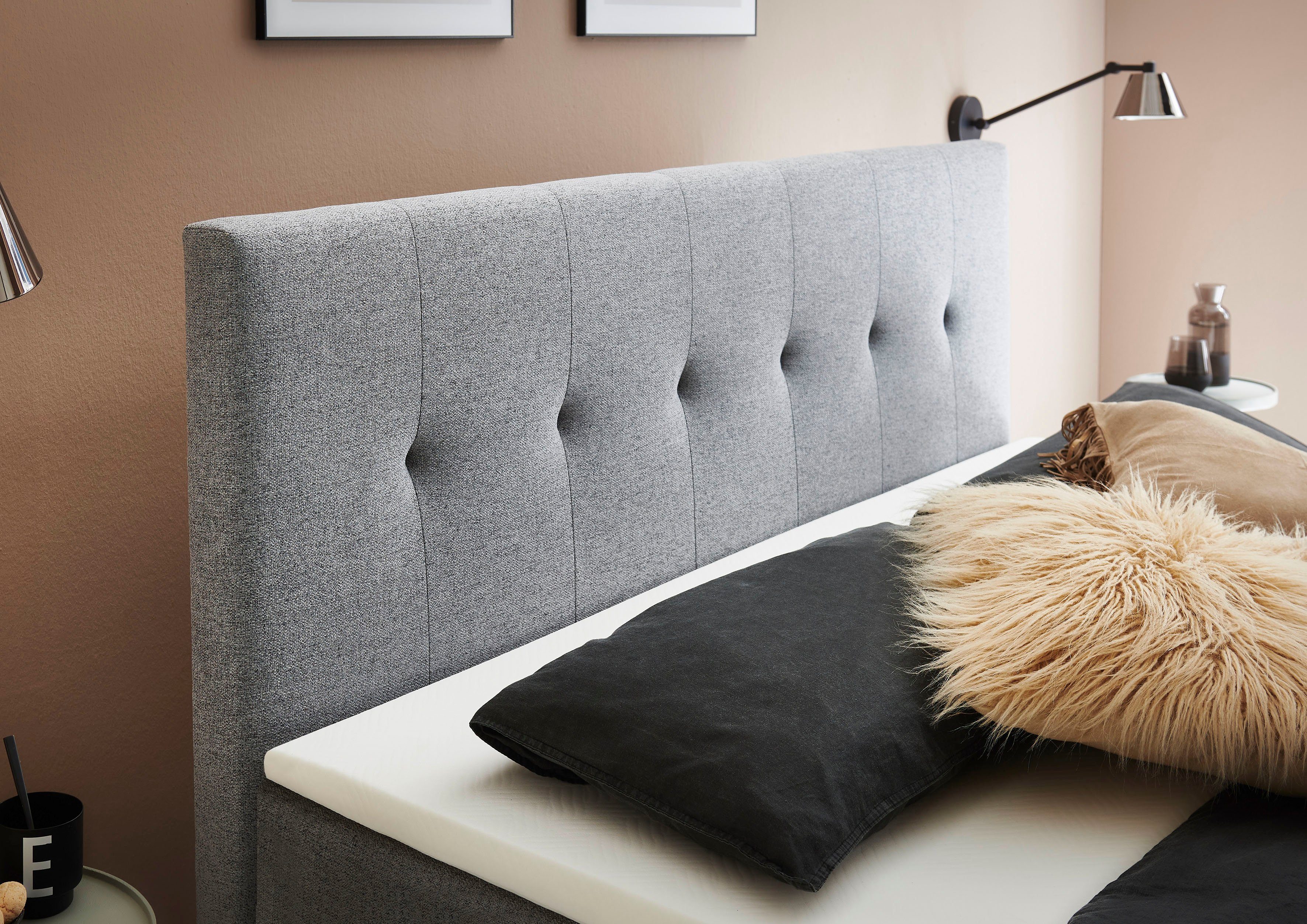 INOSIGN Boxspring Tessaja 180 x 200 cm, met bedkist, incl. topmatras