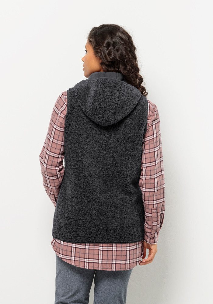 Jack Wolfskin Mouwloos fleecevest HIGH CURL LONG VEST W