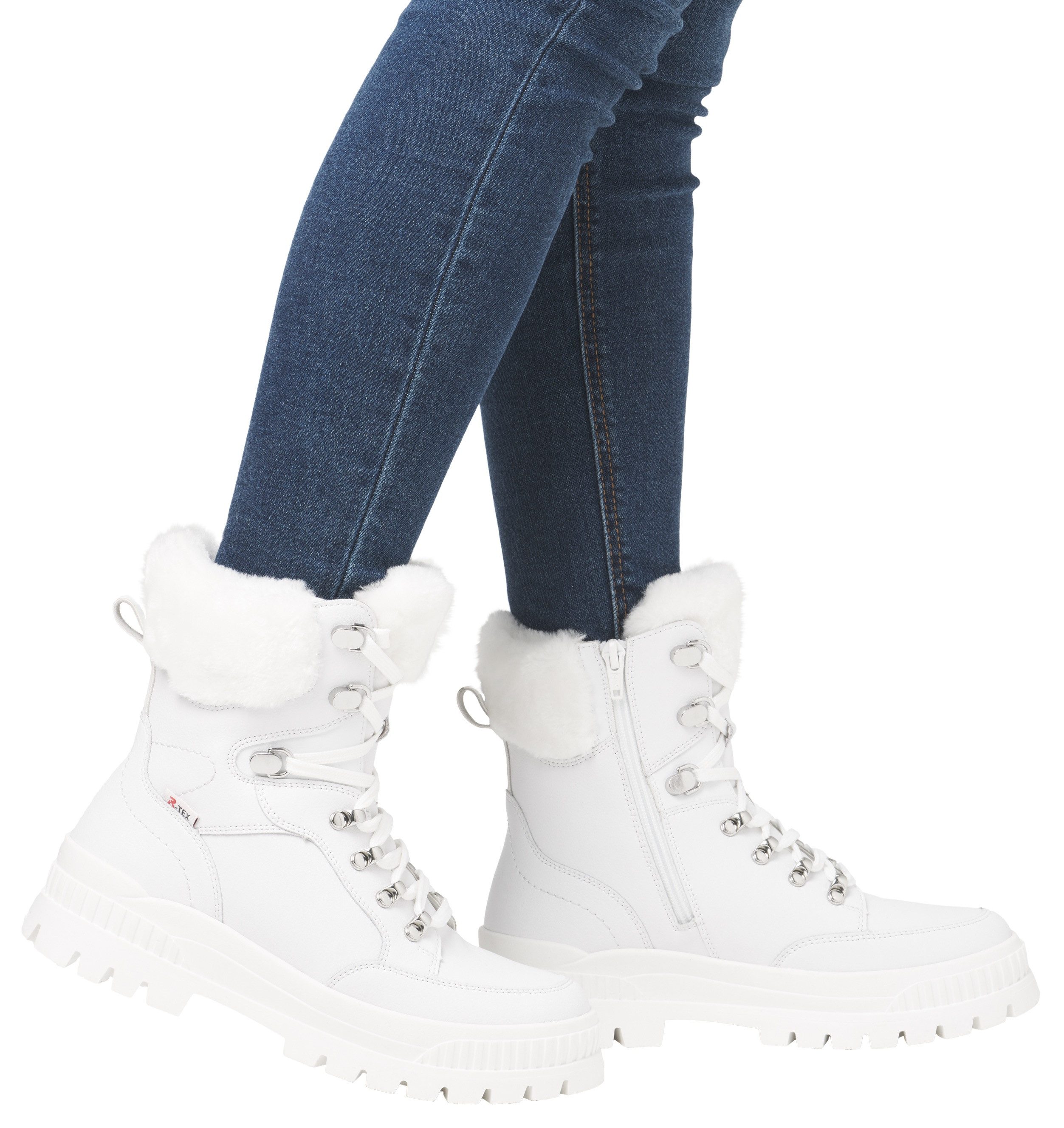 RIEKER Sport Winterlaarzen , sneeuwlaarzen, winter enkellaars met waterafstotende r-tex-membraan
