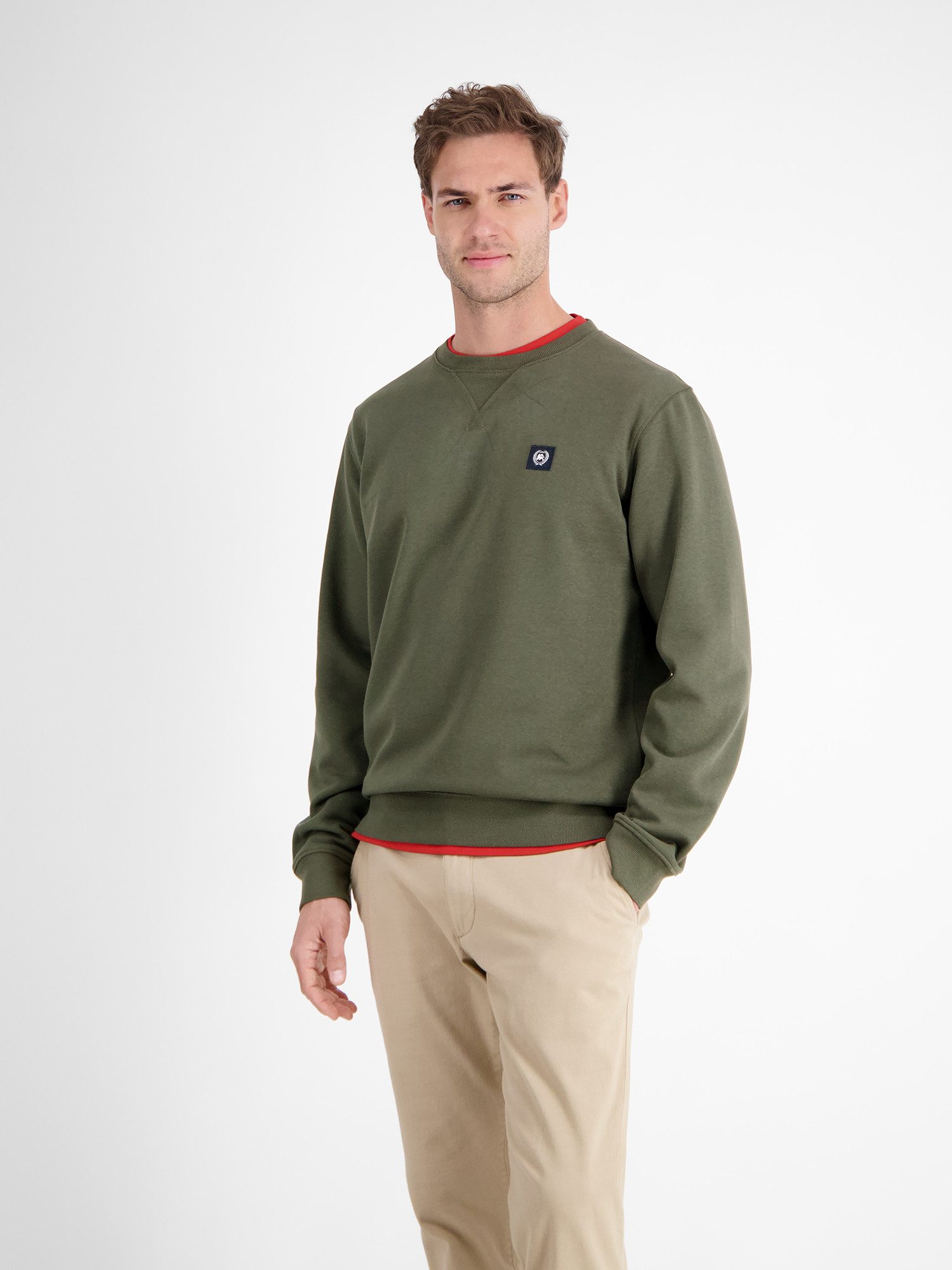 Lerros Sweatshirt LERROS urban sweatshirtstijl voor heren