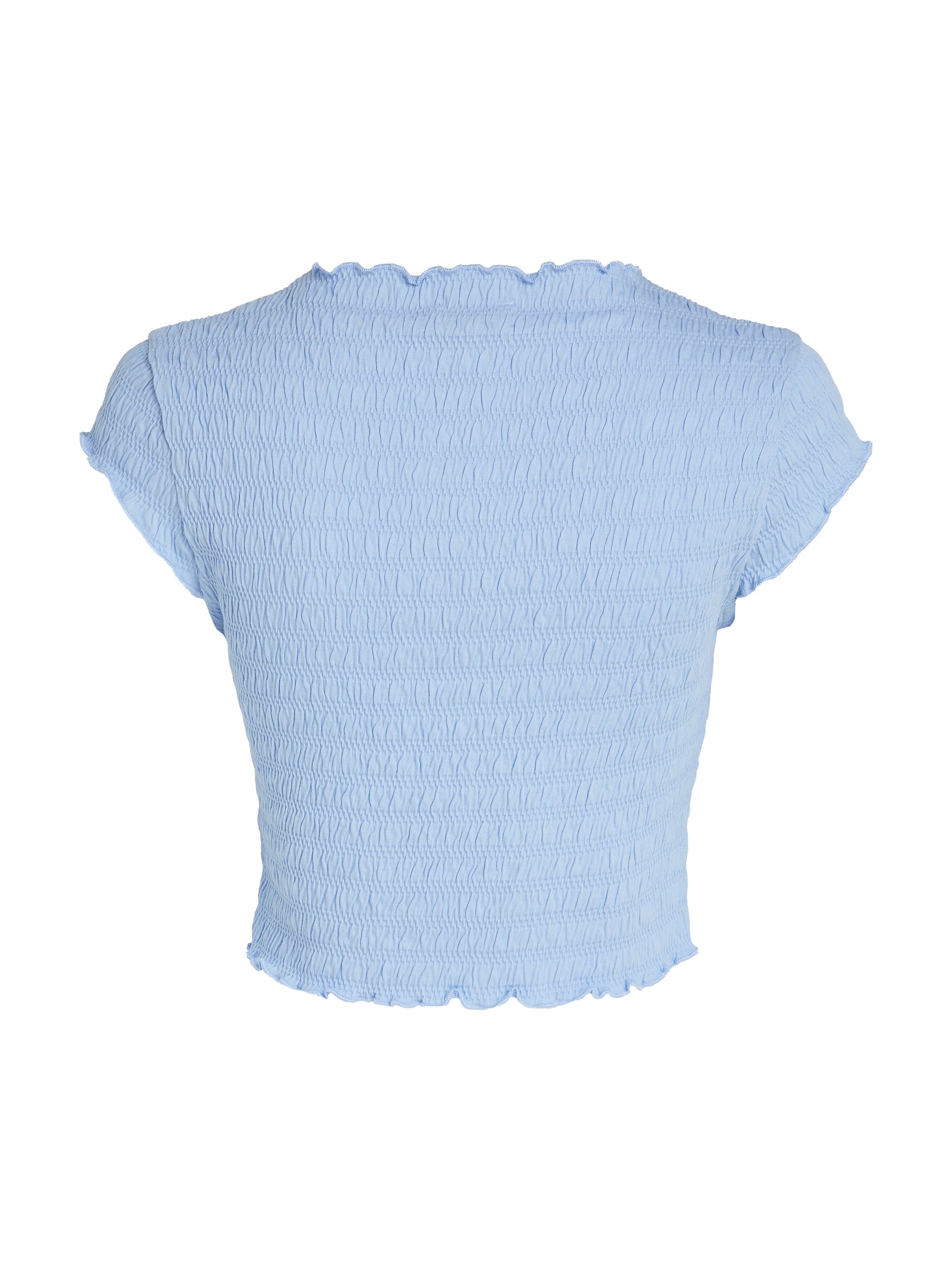 TOMMY JEANS Shirt met ronde hals TJW SLIM SMOCK TEE