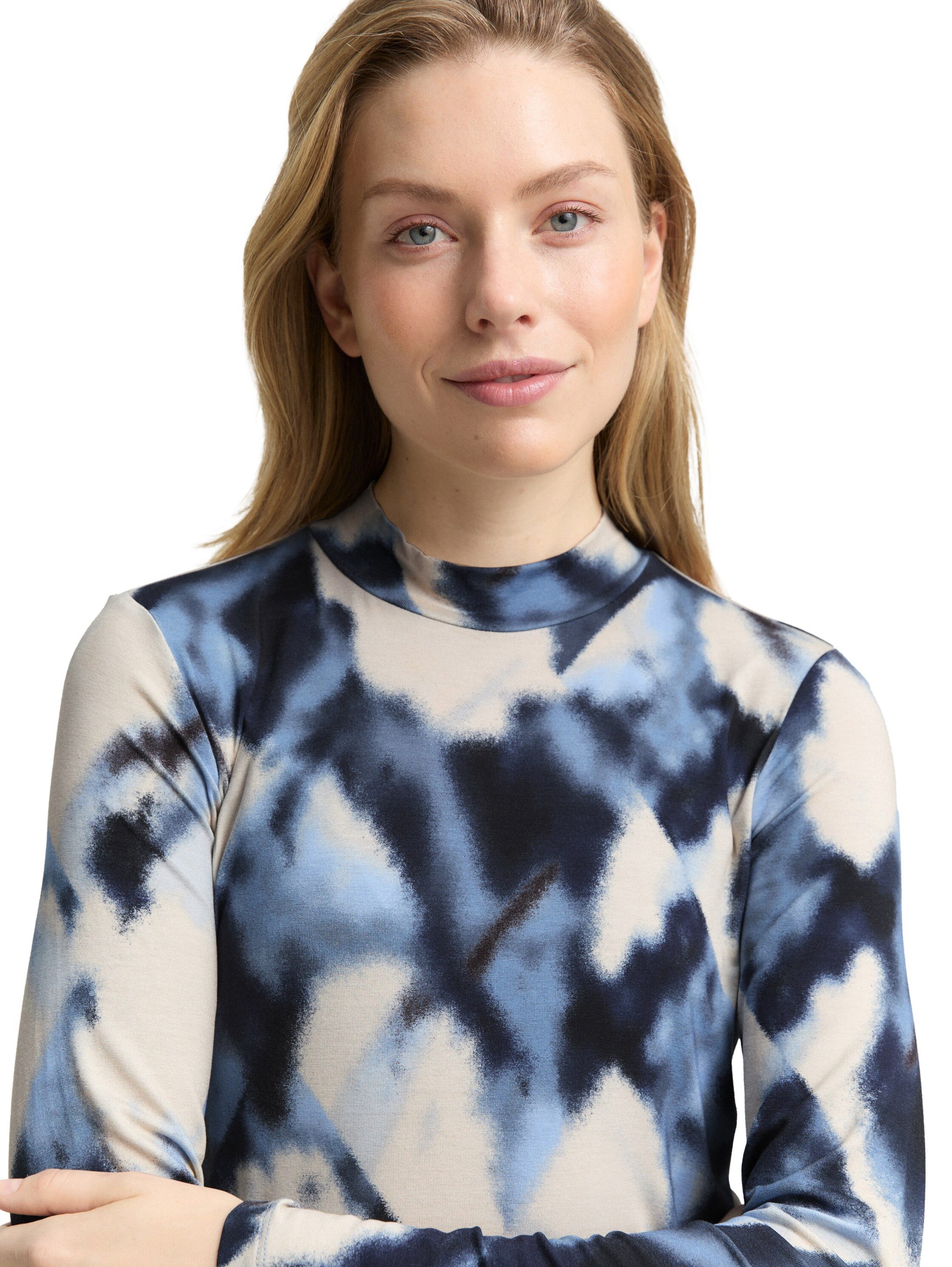 Tom Tailor Shirt met lange mouwen met print all-over