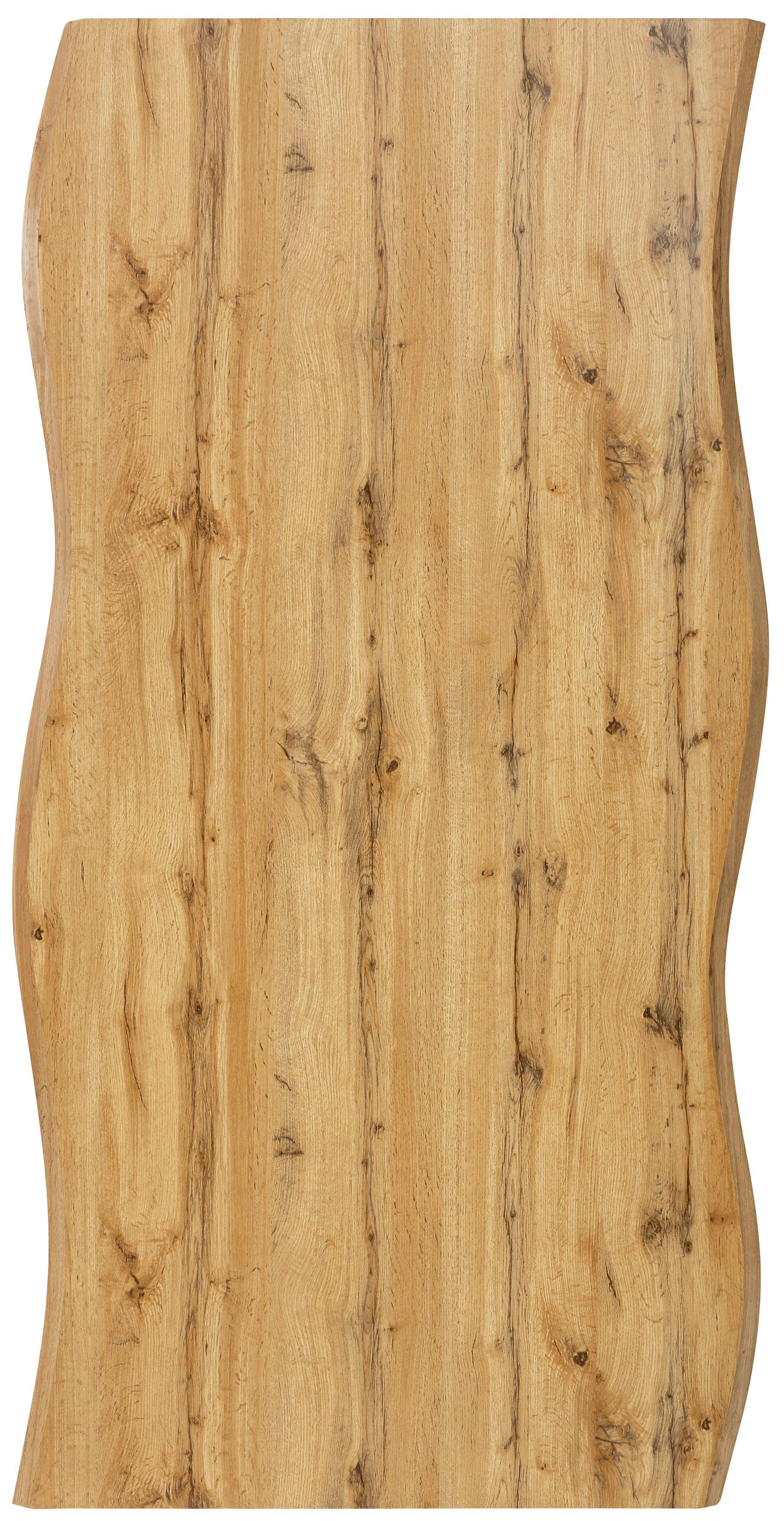 HELA Eettafel GRETA BESTSELLER Boomrandtafel (nabootsing), verschillende maten, 46mm dikte, keukentafel