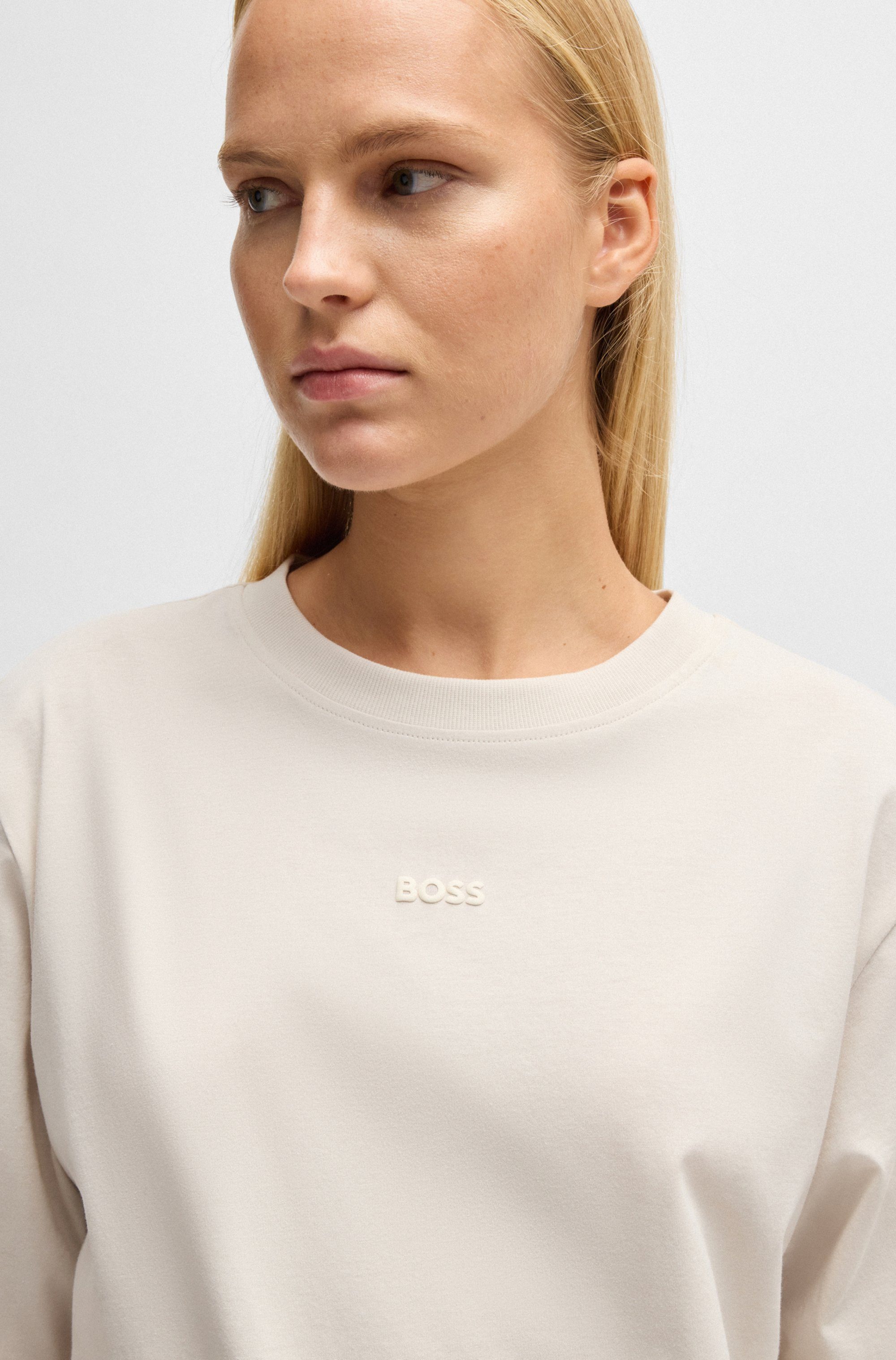 Boss Orange T-shirt met wijde mouwen