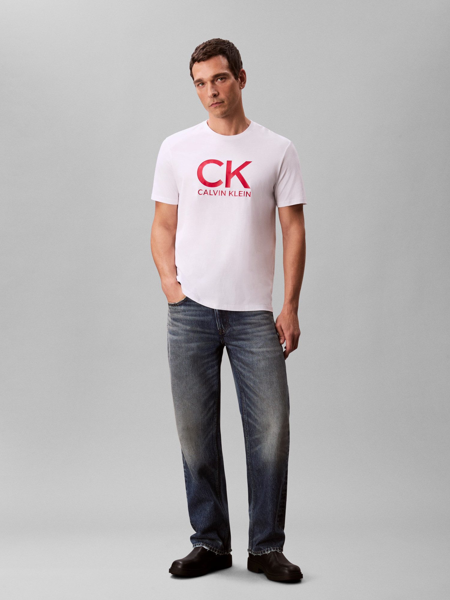 Calvin Klein T-shirt SS 30S EU CK CALVIN GRAPHIC TEE