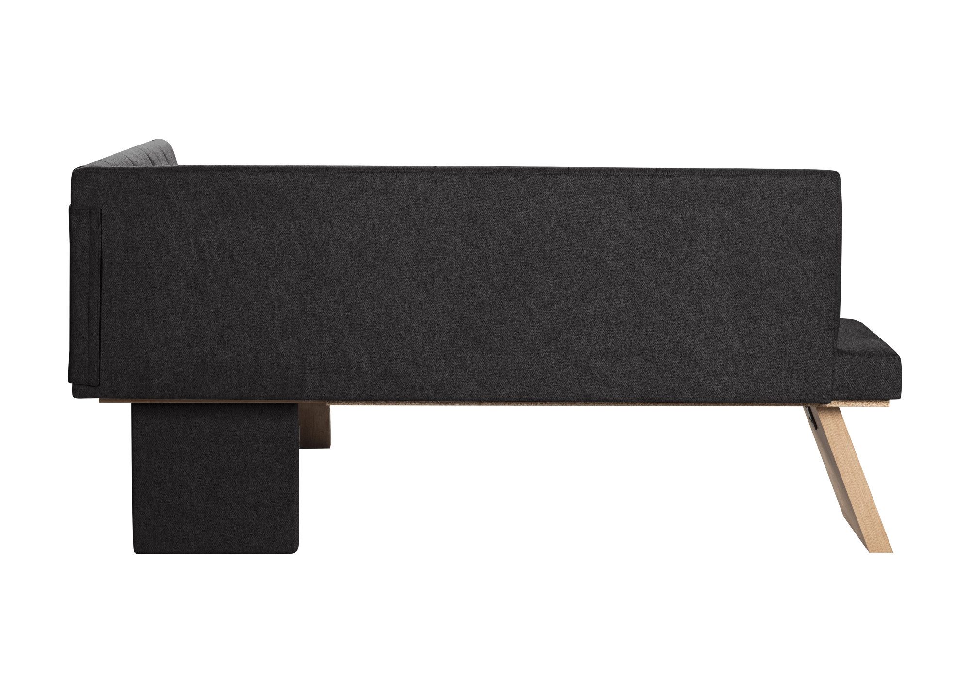 Home affaire Eethoek Nina Eetkamer zitgroep stoelen tafel en bank comfortabel gepolsterd (4-delig)