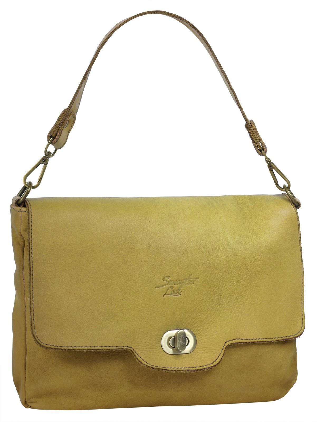 Samantha Look Schoudertas echt leer, made in italy