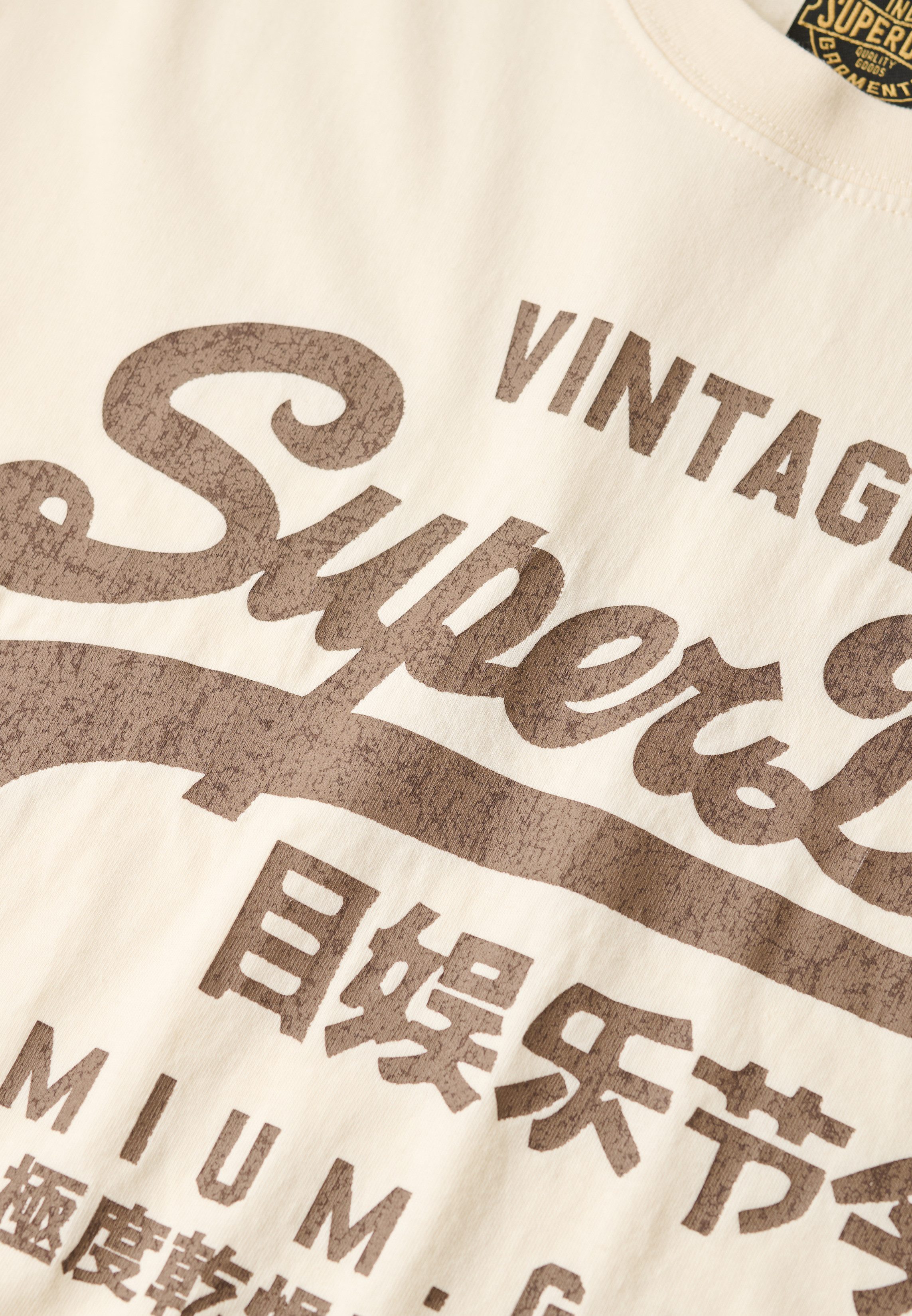Superdry Shirt met ronde hals VL WORKWEAR RELAXED TEE