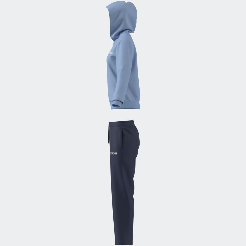 adidas Sportswear Trainingspak W LINEAR TS Trainingsjack met capuchon, trainingspak (2-delig)