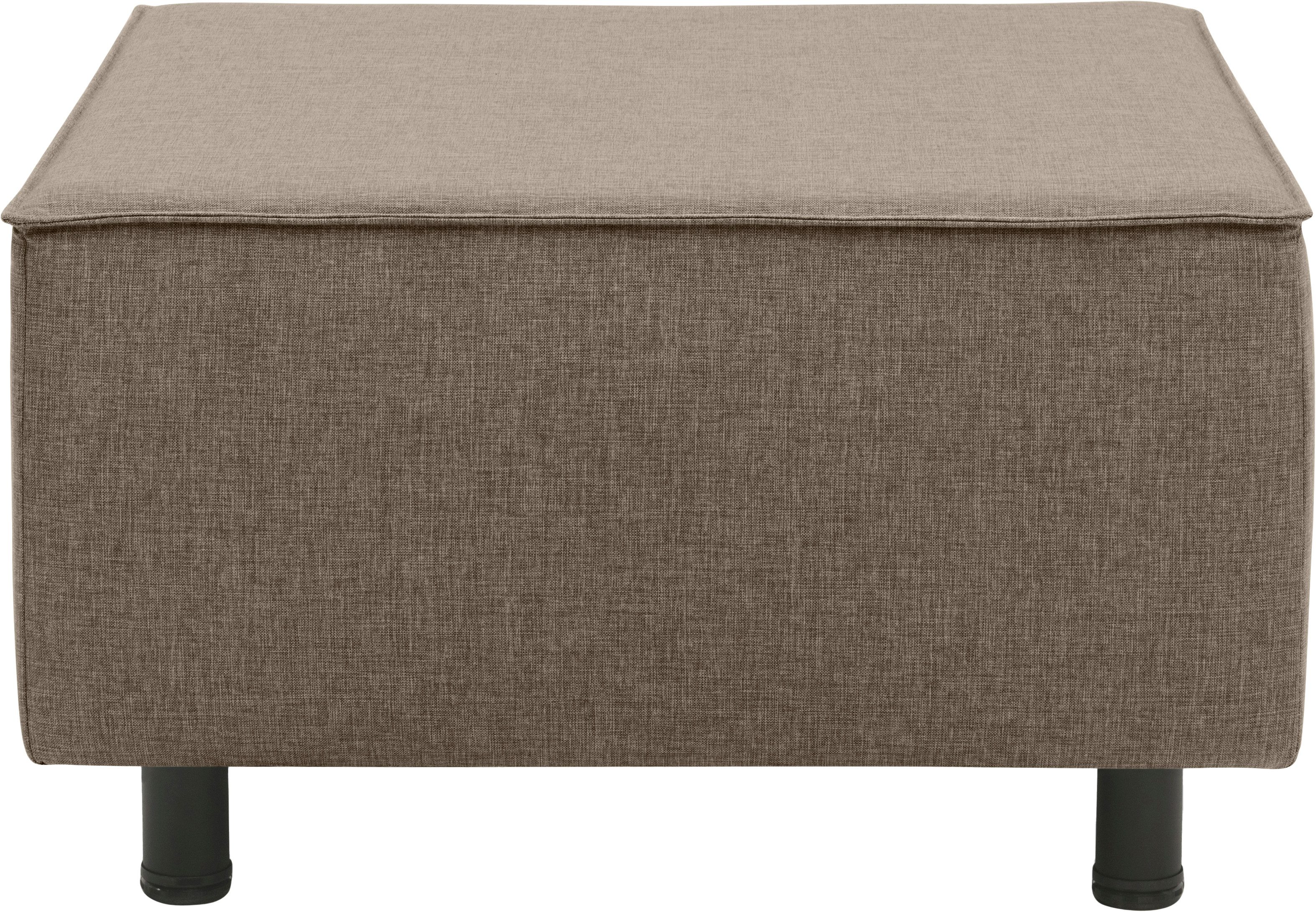 DOMO collection Hocker Sonna, individueel uitbreidbaar Polsterhocker voor terras, tuin en balkon, speciaal voor buiten