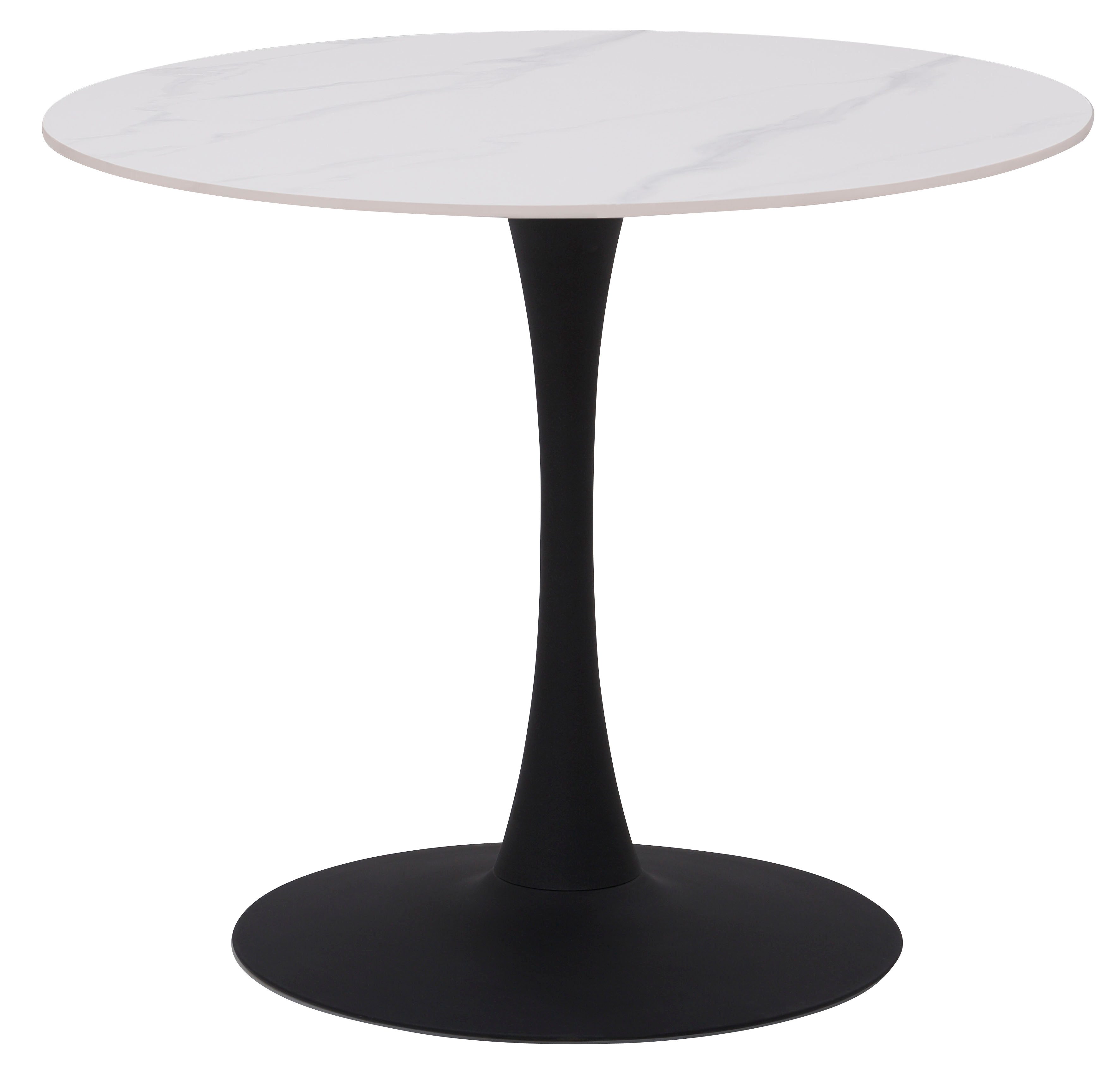 Home affaire Bistrotafel PAOLA eettafel rond 90 cm, robuuste steenplaat, verschillende steen...