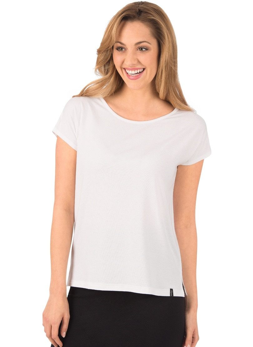 Trigema T-shirt  T-shirt van viscose (1-delig)