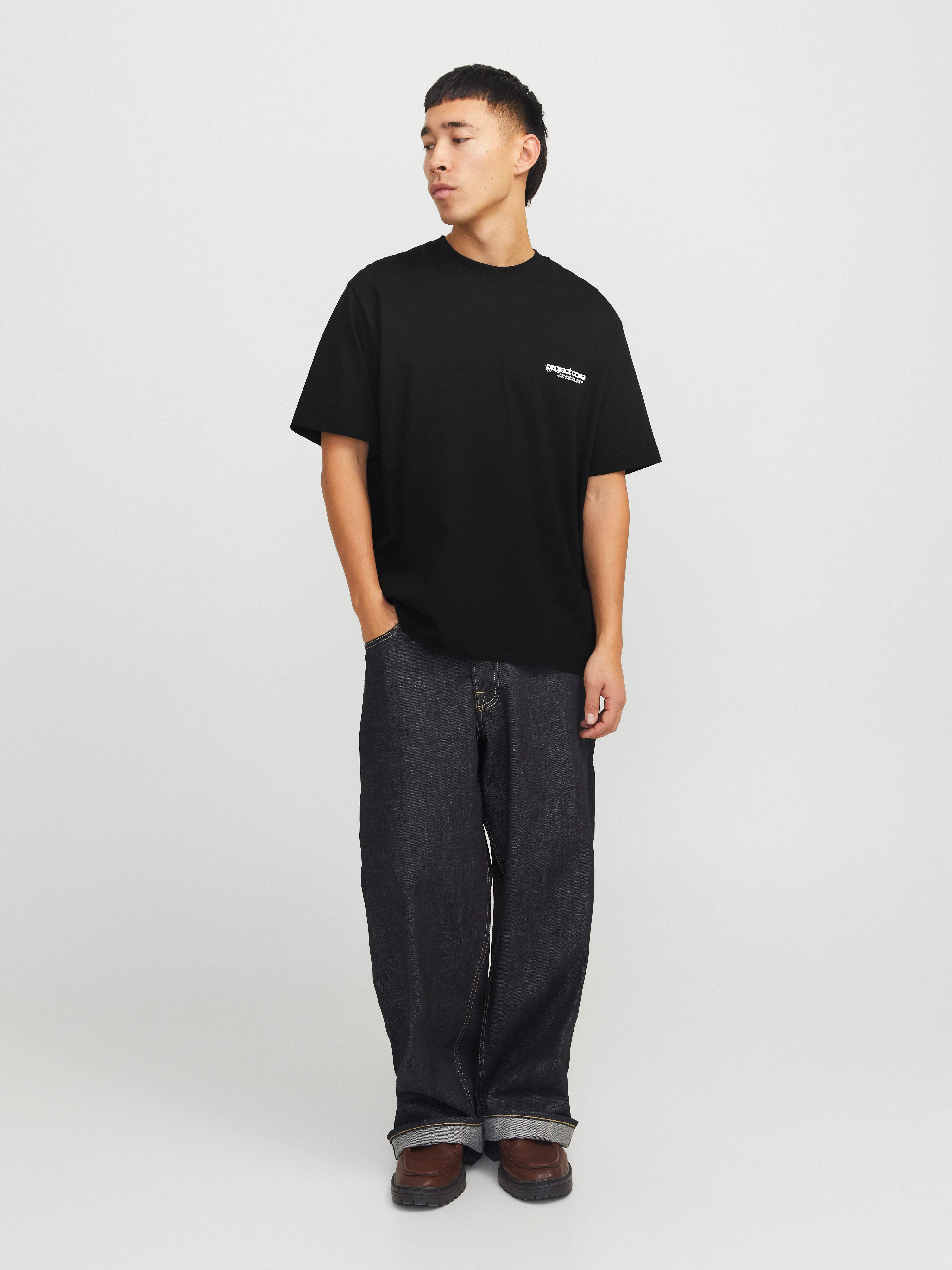 Jack & Jones T-shirt JCOUNION BACK PRINT TEE SS CREW NOOS