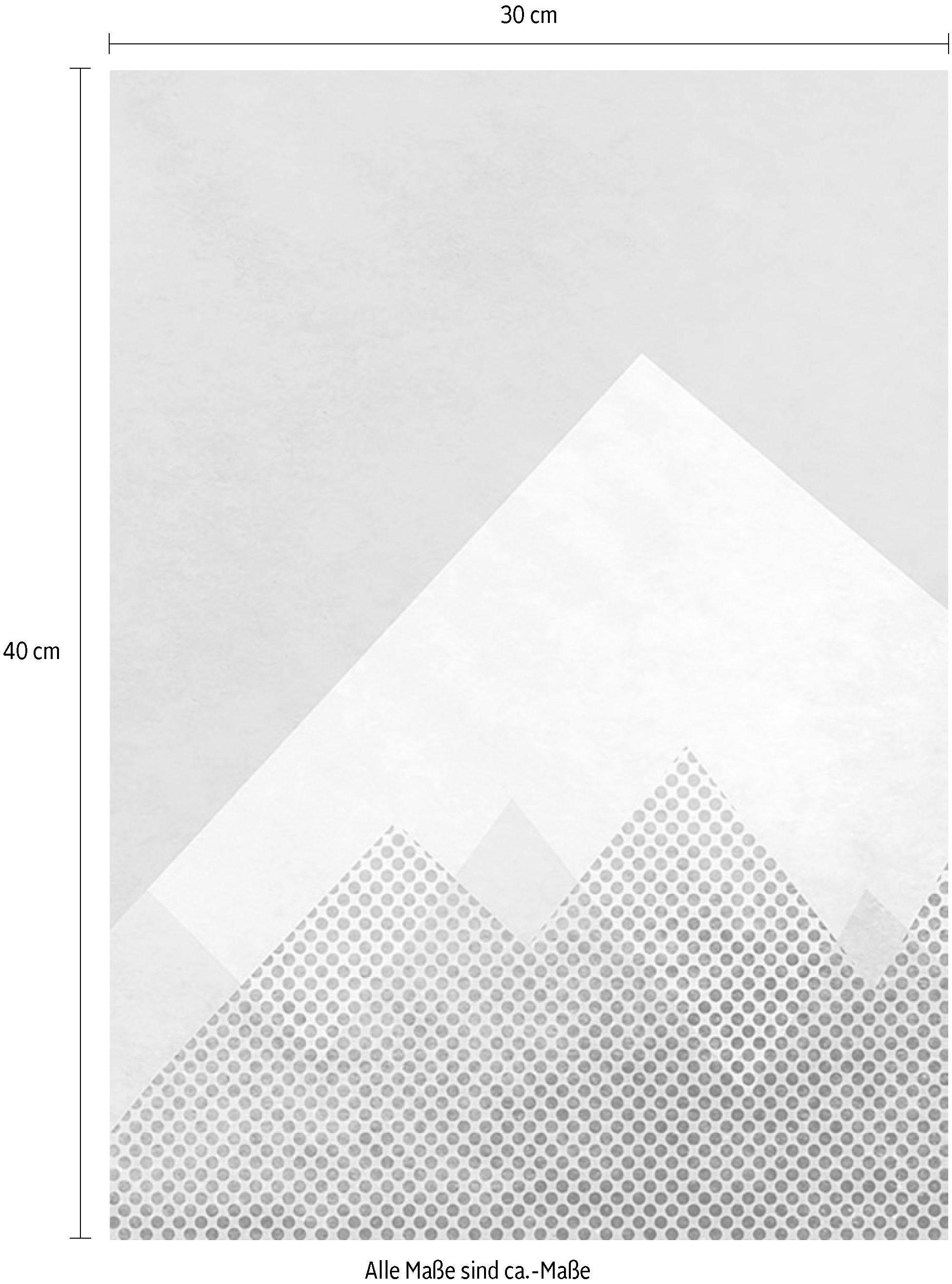 Komar Wanddecoratie Wild and Free Mountain Wanddecoratie - zonder lijst (1 stuk)