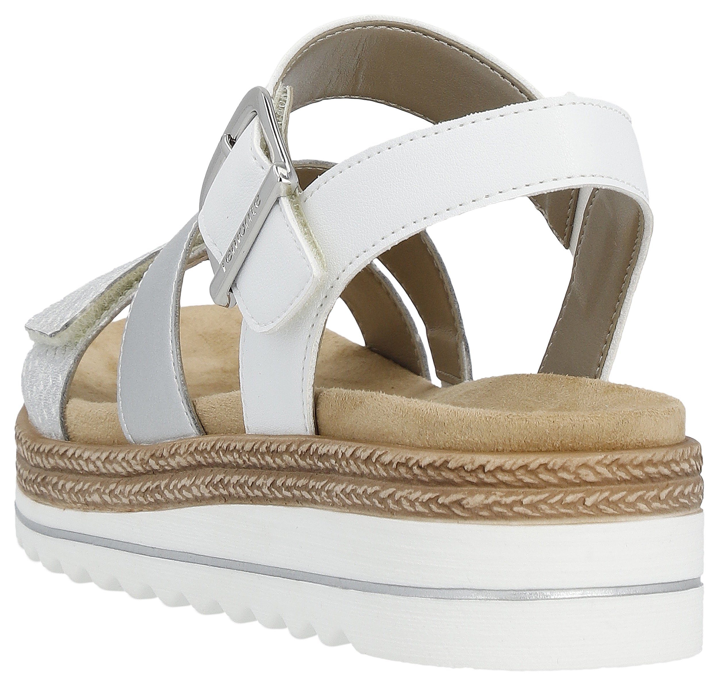 Remonte Sleehaksandaaltjes , sleehak, zomerschoenen, sandalen in vegan verwerking