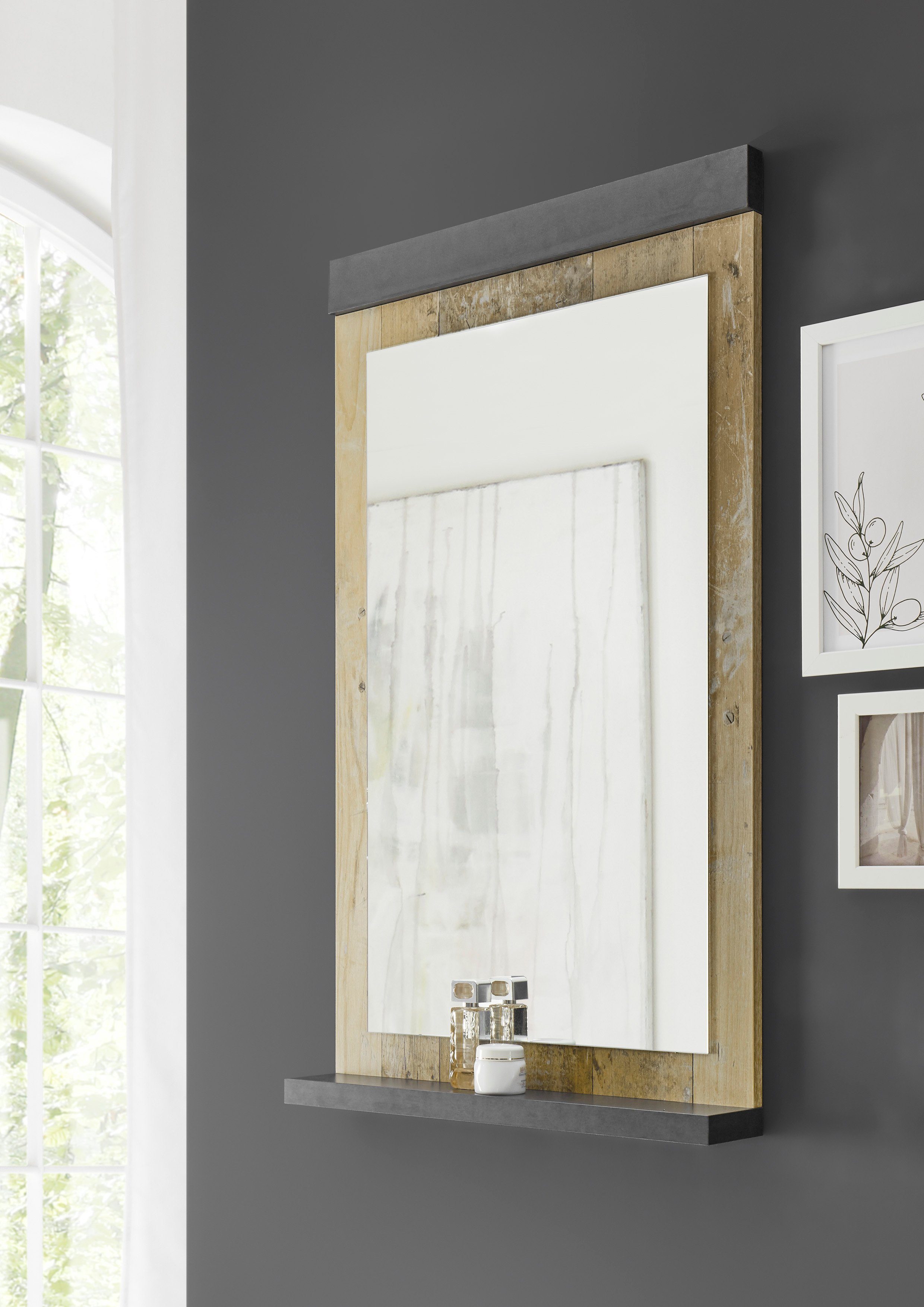 Home affaire Badspiegel SHERWOOD, Spiegel im modernen Design Spiegel (1 stuk)