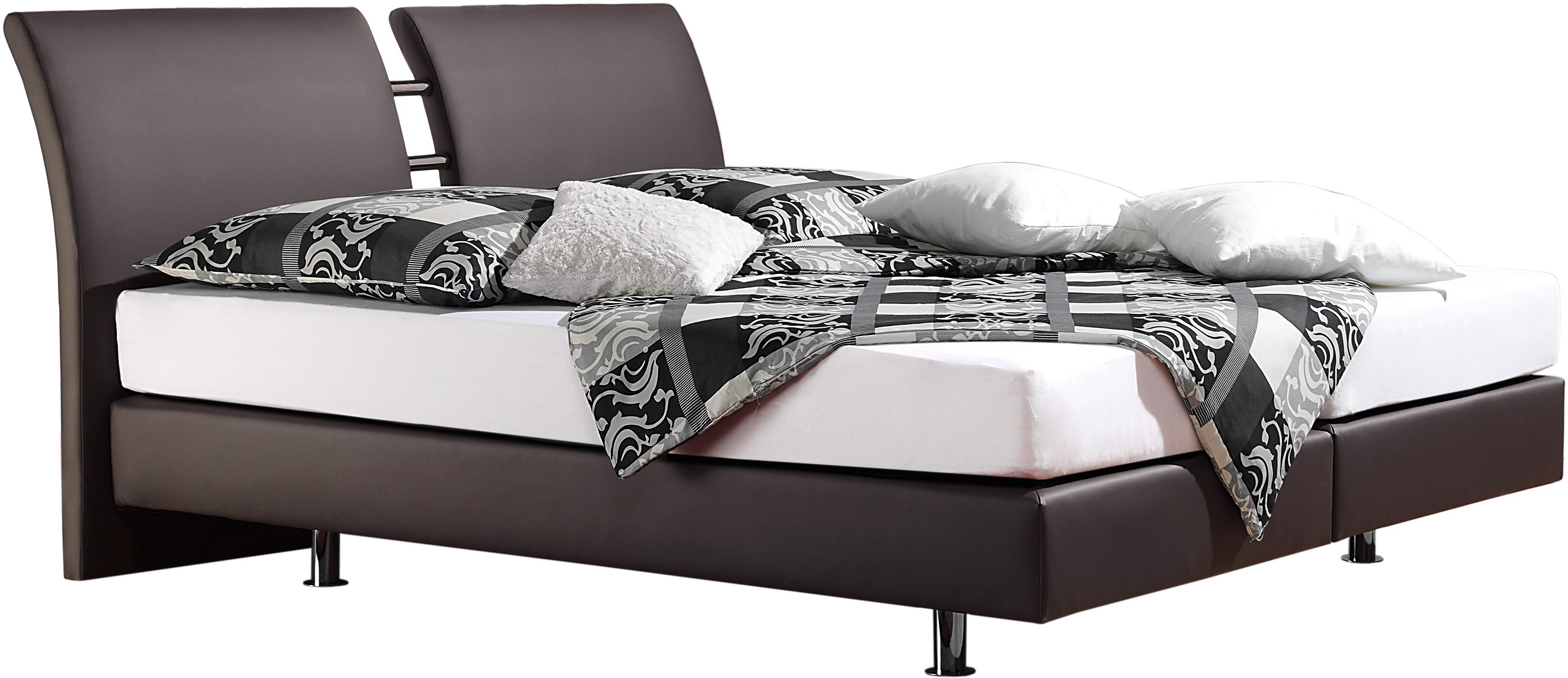 INOSIGN Boxspring Polo in 3 matrassoorten, 3 breedten en 4 kleuren