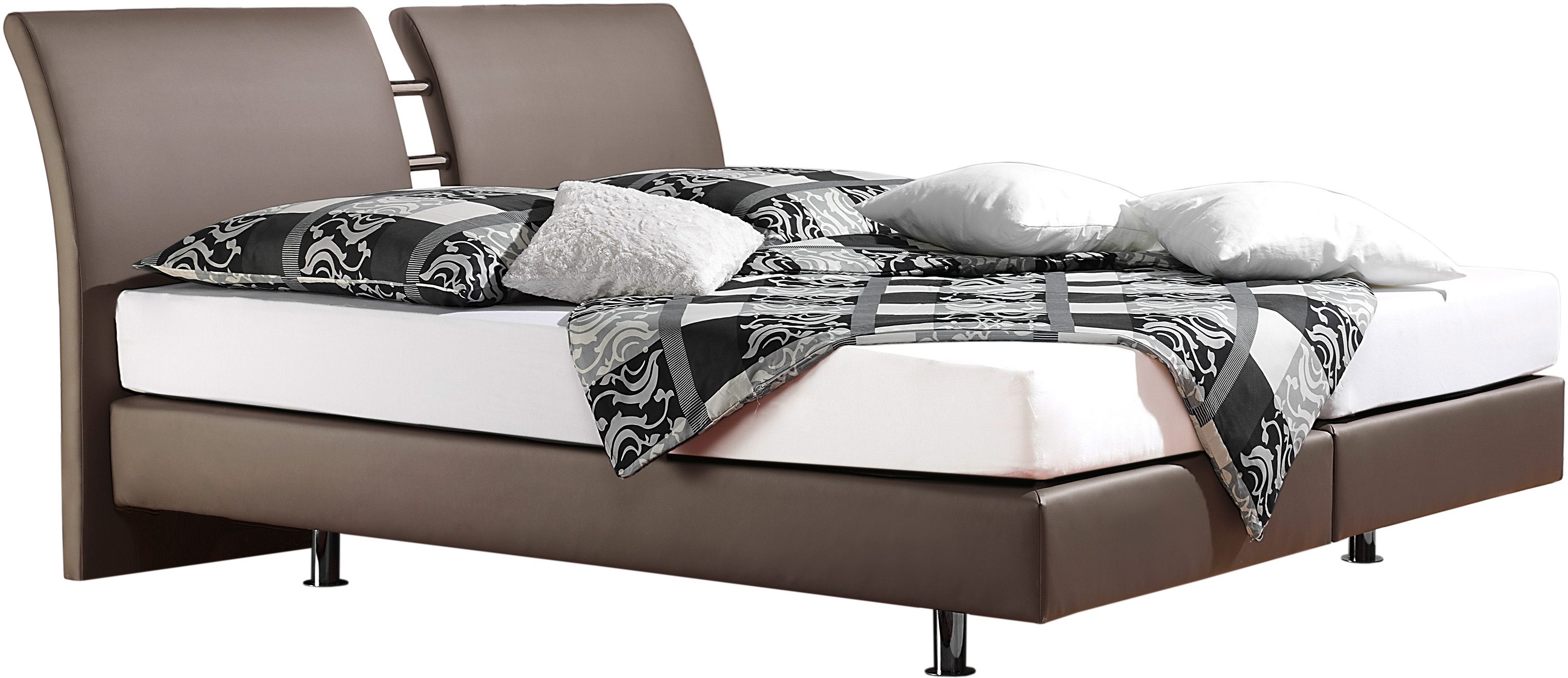 INOSIGN Boxspring Polo in 3 matrassoorten, 3 breedten en 4 kleuren