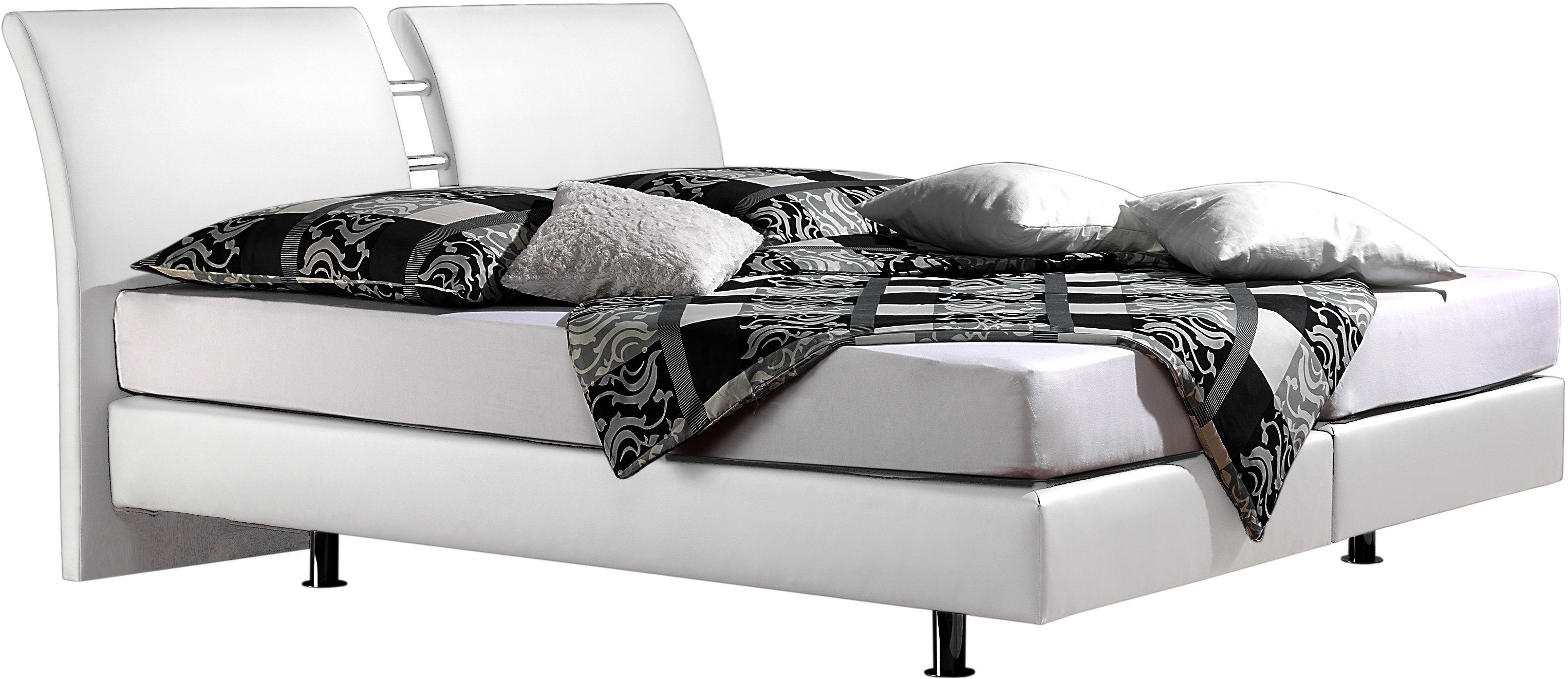 INOSIGN Boxspring Polo in 3 matrassoorten, 3 breedten en 4 kleuren