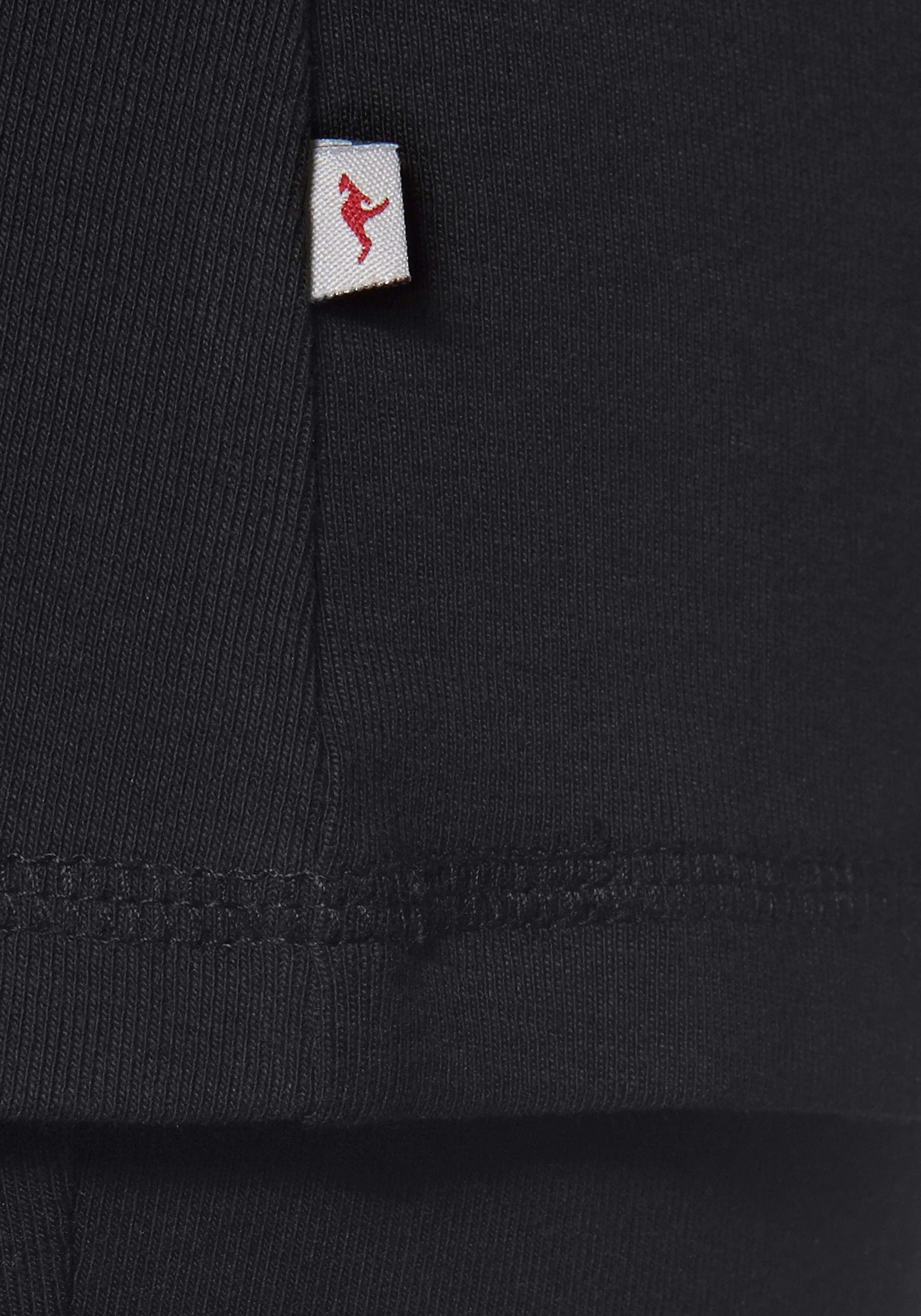 KangaROOS Capuchonshirt Lange mouwen, heupbedekkend, V-hals, van 100% katoen