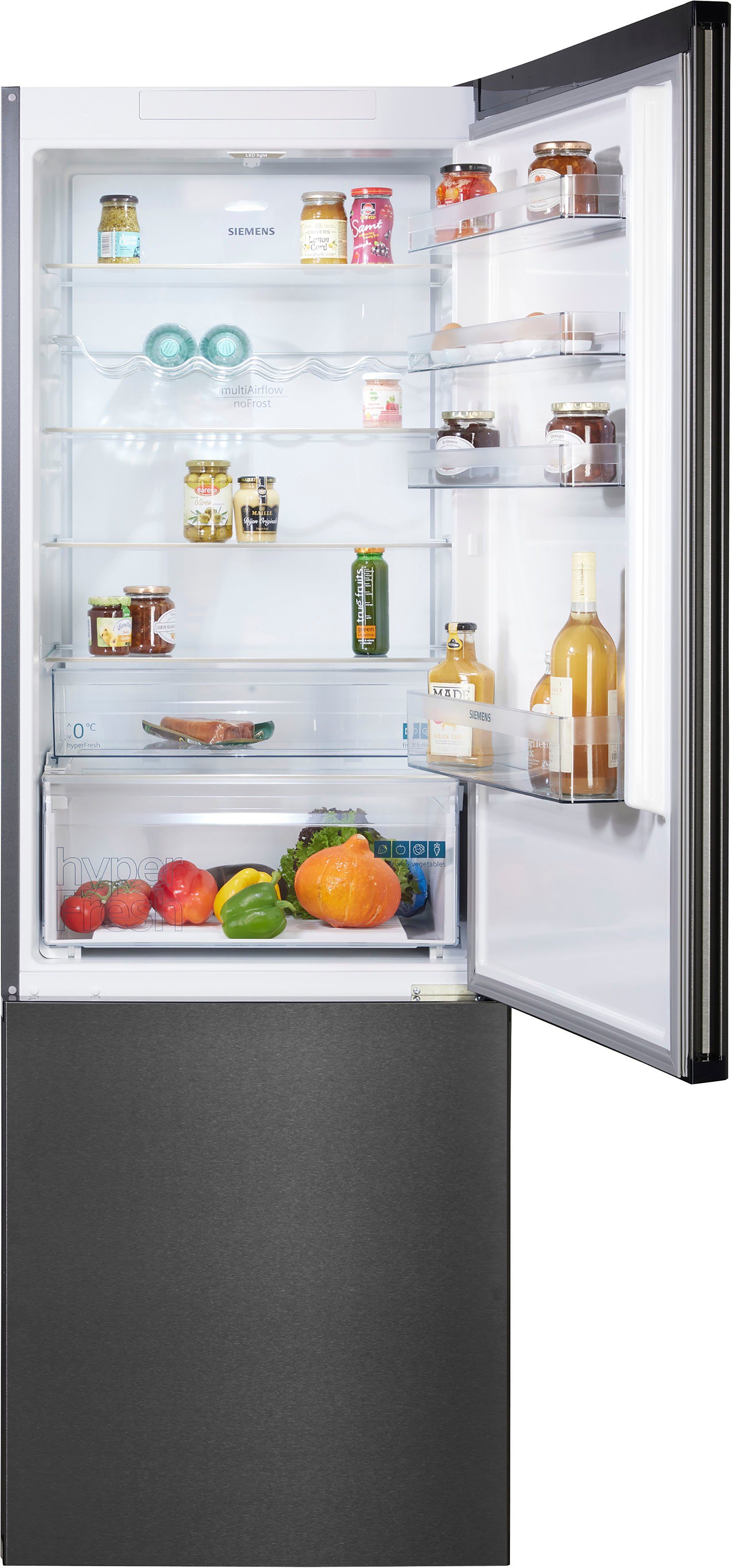 SIEMENS Koel-vriescombinatie KG49NXXCF Breedte 70 cm (1 stuk)