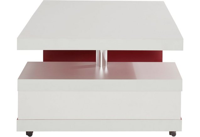 Salontafel met 5 cm dik tafelblad Salontafel met 5 cm dik tafelblad