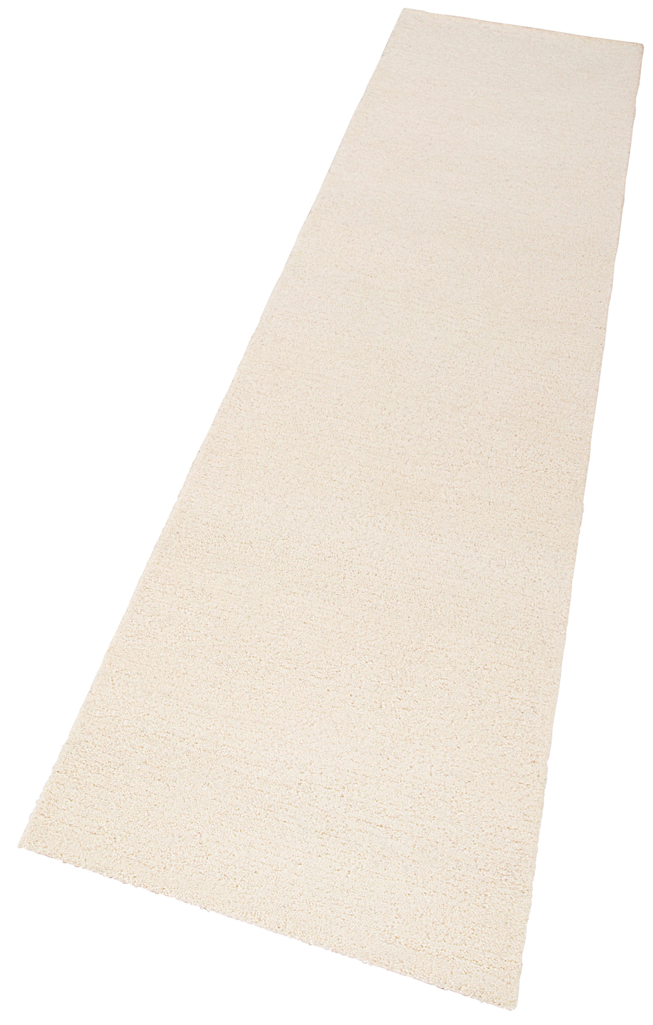 THEKO Loper Janne, Berber tapijt, 100% wol, gemeleerd, handgemaakt handgetuft, woonkamer, slaapkamer, gang, vloerkleed-loper, brug lopers maat 90 cm