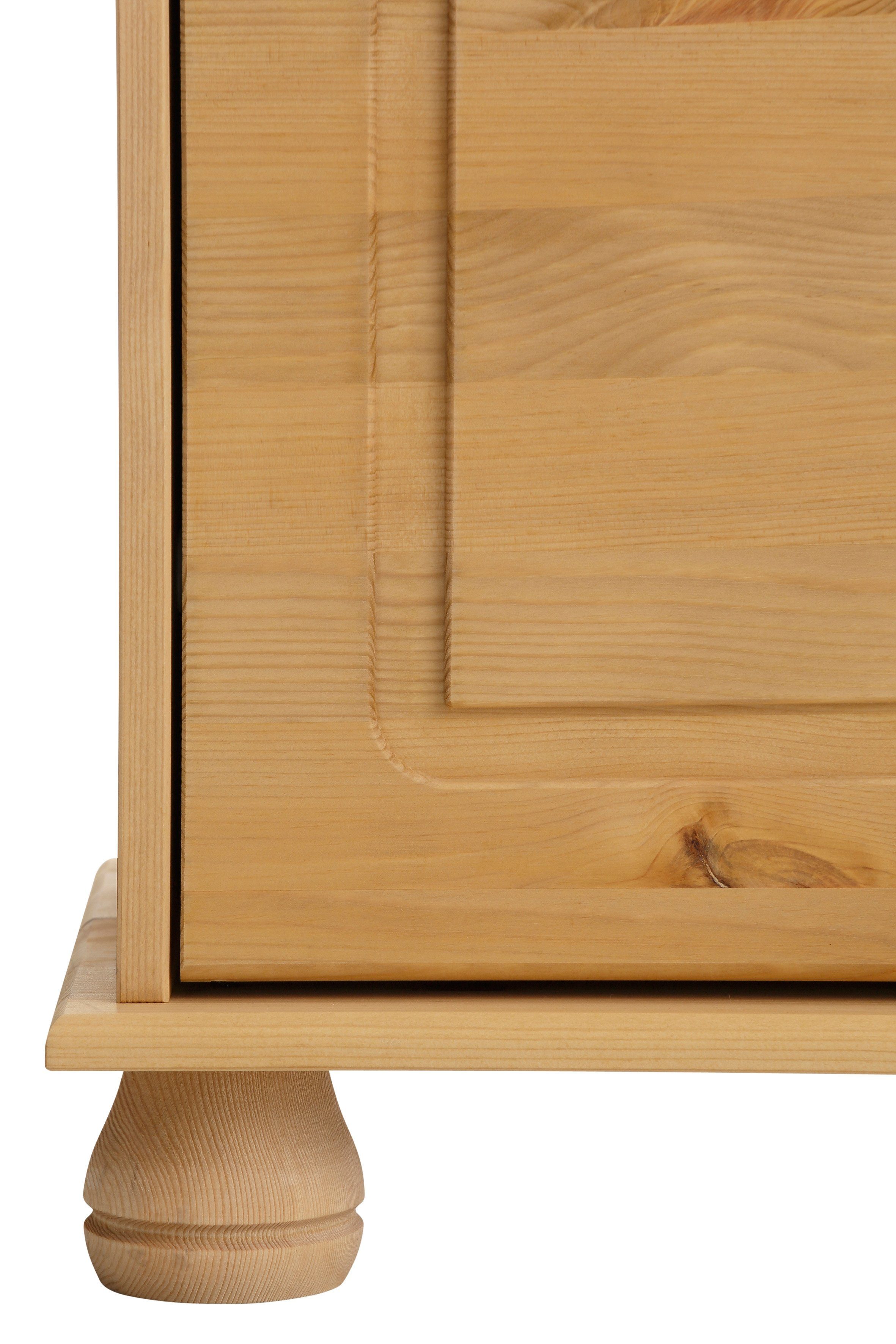 Home affaire Schoenenkast Finca van massief grenenhout, hoogte 100 cm