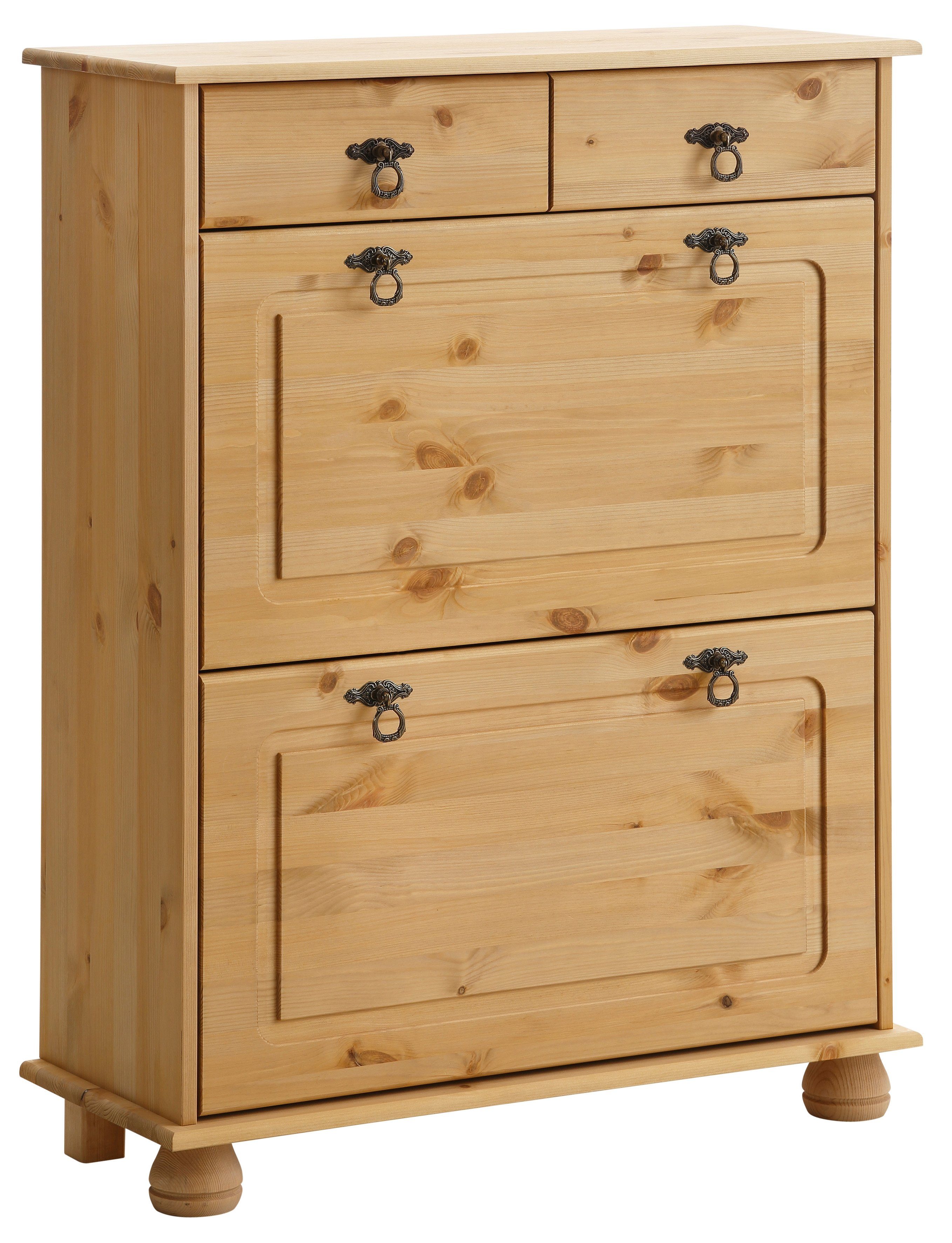 Home affaire Schoenenkast Finca van massief grenenhout, hoogte 100 cm