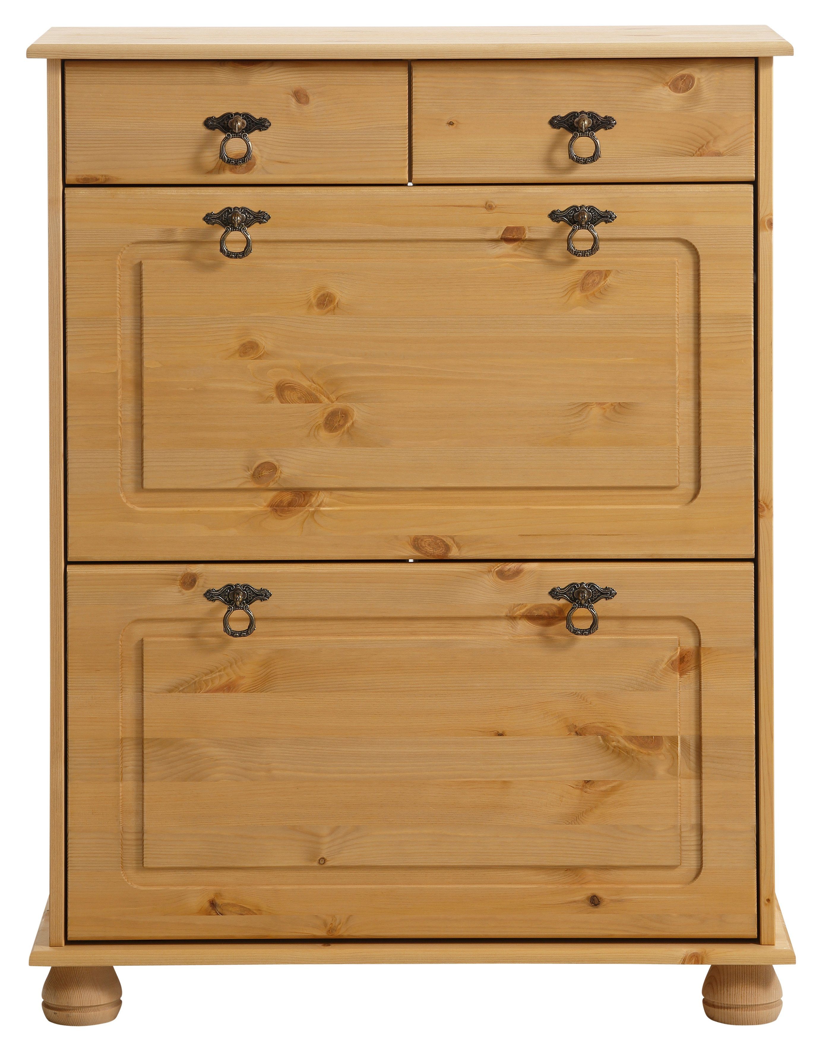Home affaire Schoenenkast Finca van massief grenenhout, hoogte 100 cm