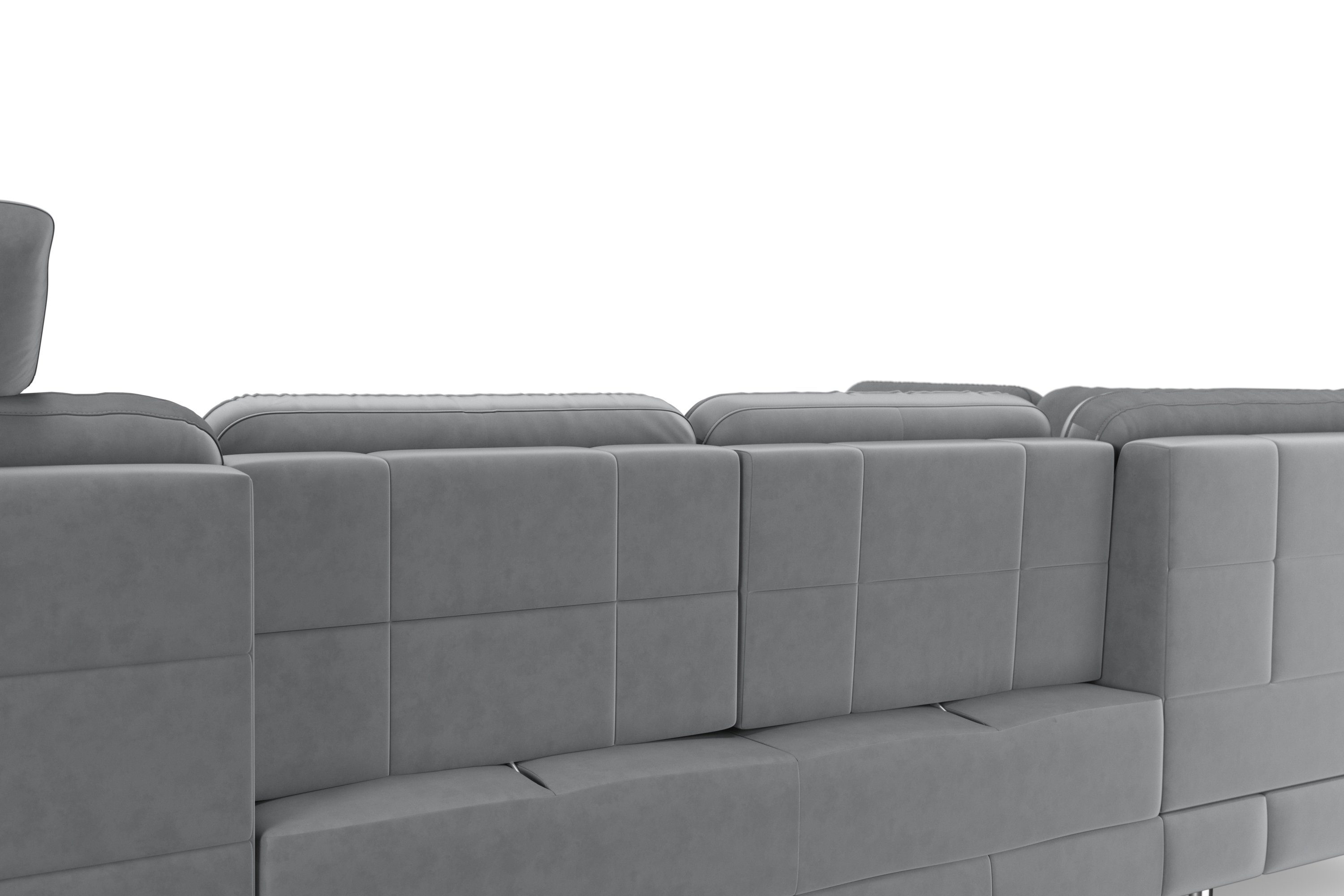 sit&more Zithoek Bendigo U-vorm inclusief zitdiepteverstelling, bodemvrijheid 12 cm, in 2 pootkleuren