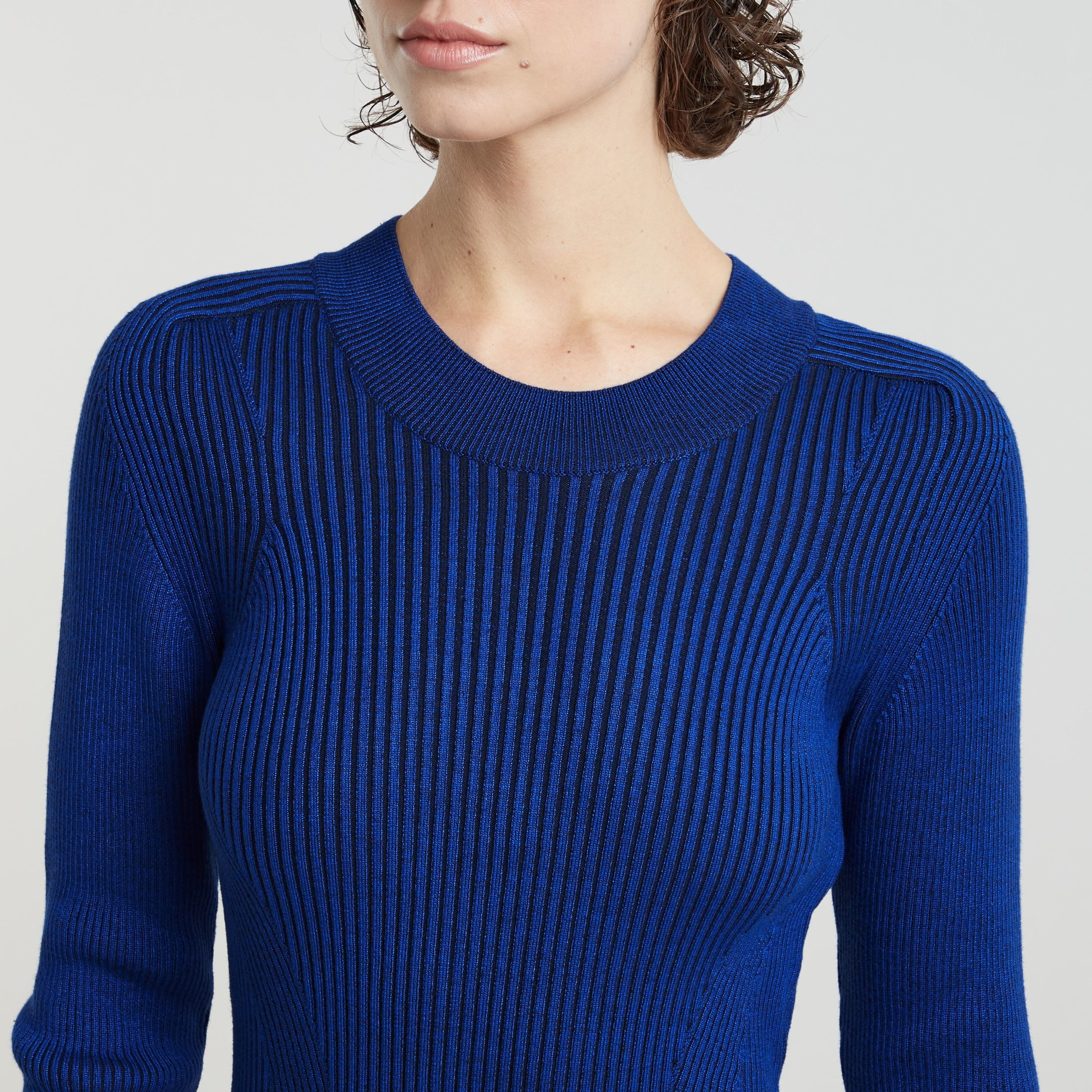 G-Star RAW Gebreide jurk Plated Slim Knit Dress