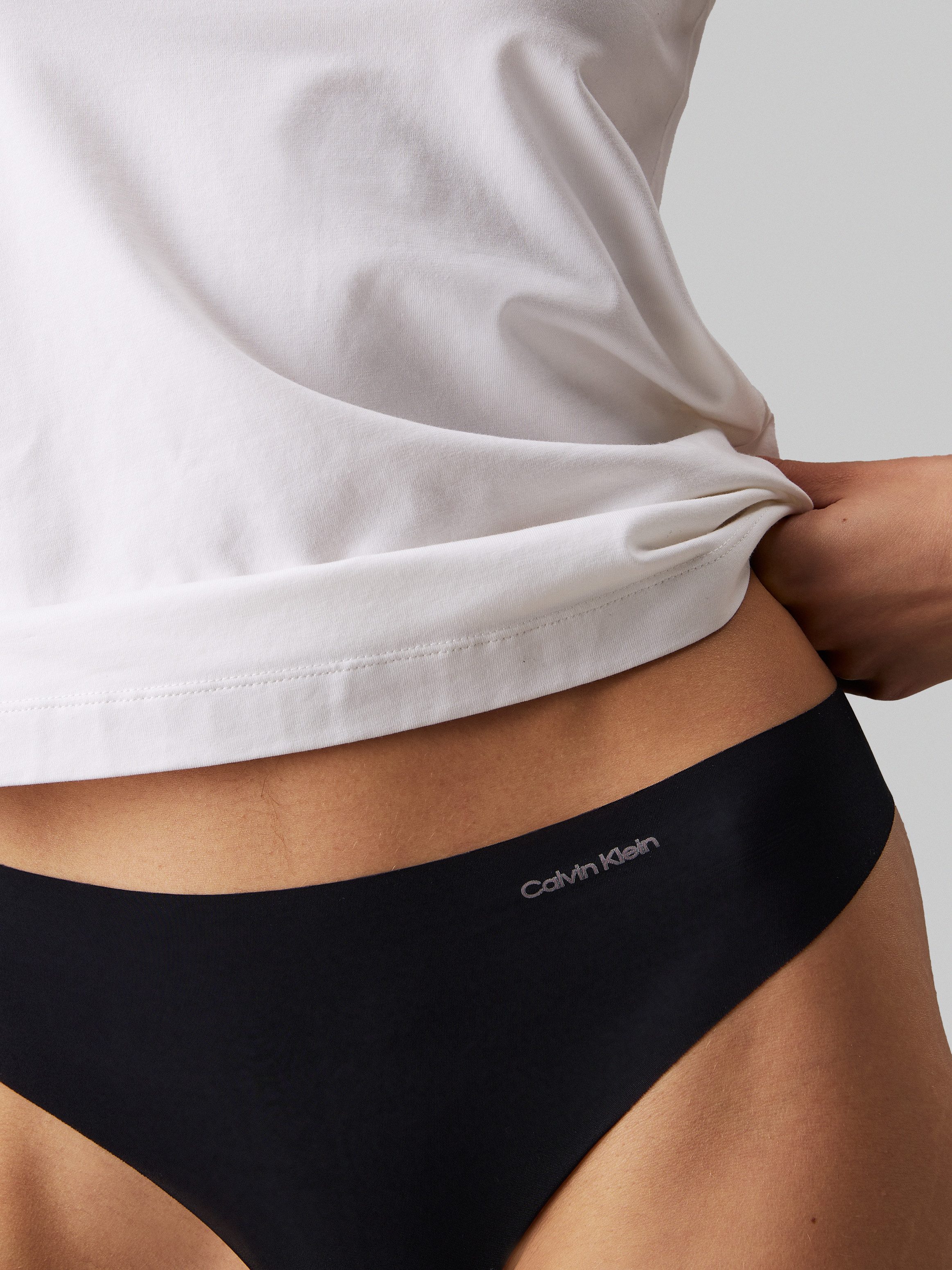 Calvin Klein Tanga THONG 3PK met logo-opschrift (Set van 3)
