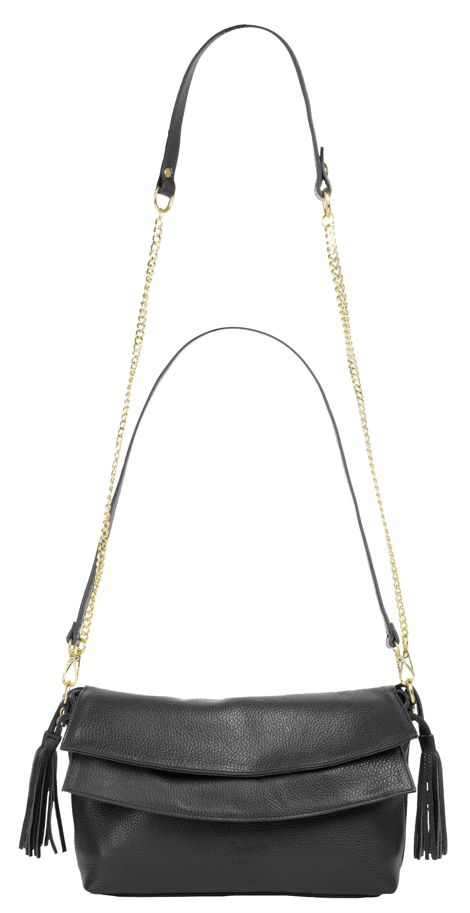 Samantha Look Schoudertas echt leer, made in italy