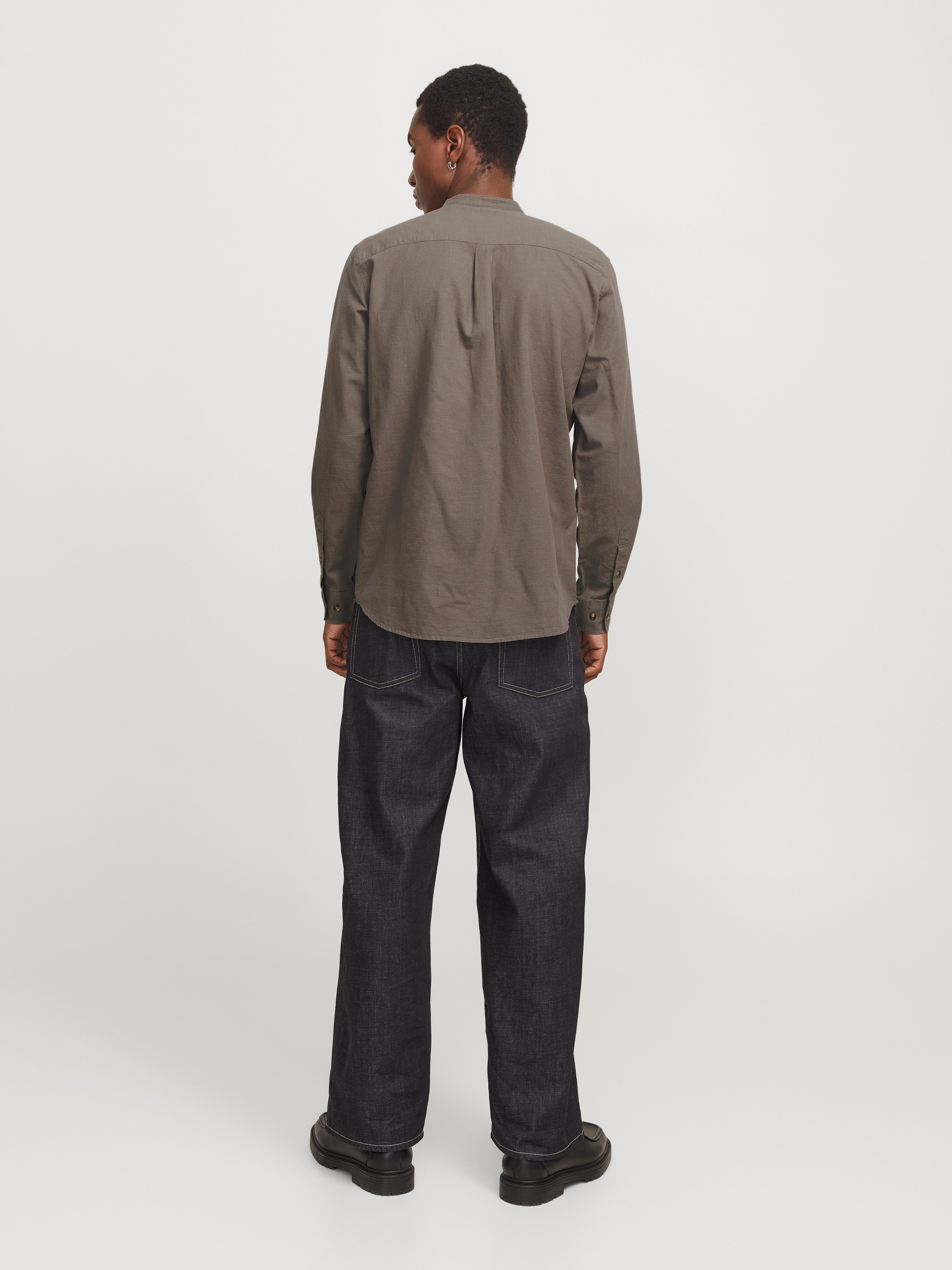 Jack & Jones Overhemd met lange mouwen JJESUMMER BAND SHIRT LS SN
