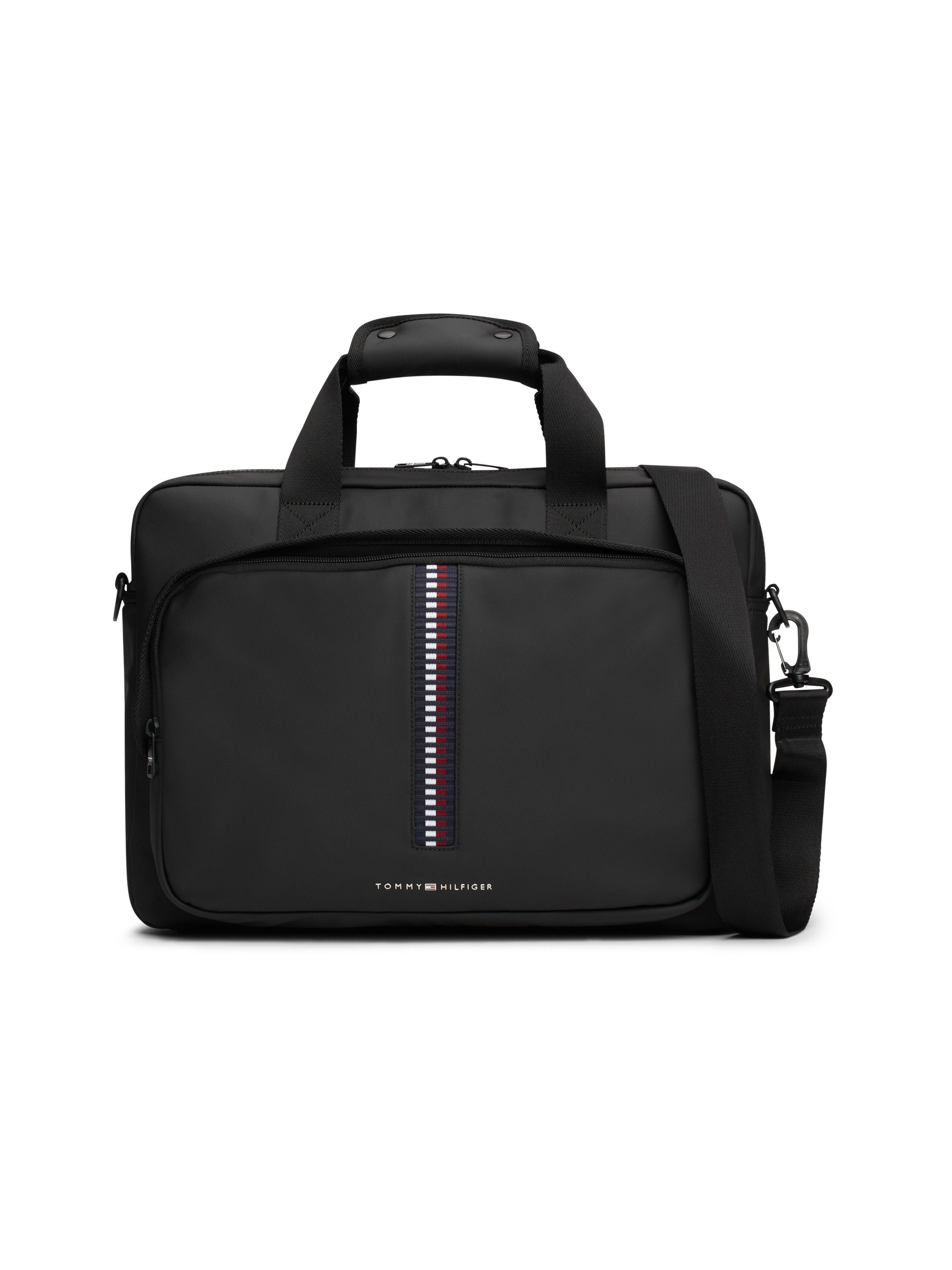 Tommy Hilfiger Laptoptas Men TH CORP COMPUTER BAG Computer Bag (2-delig, Met afneembare schouderriem)