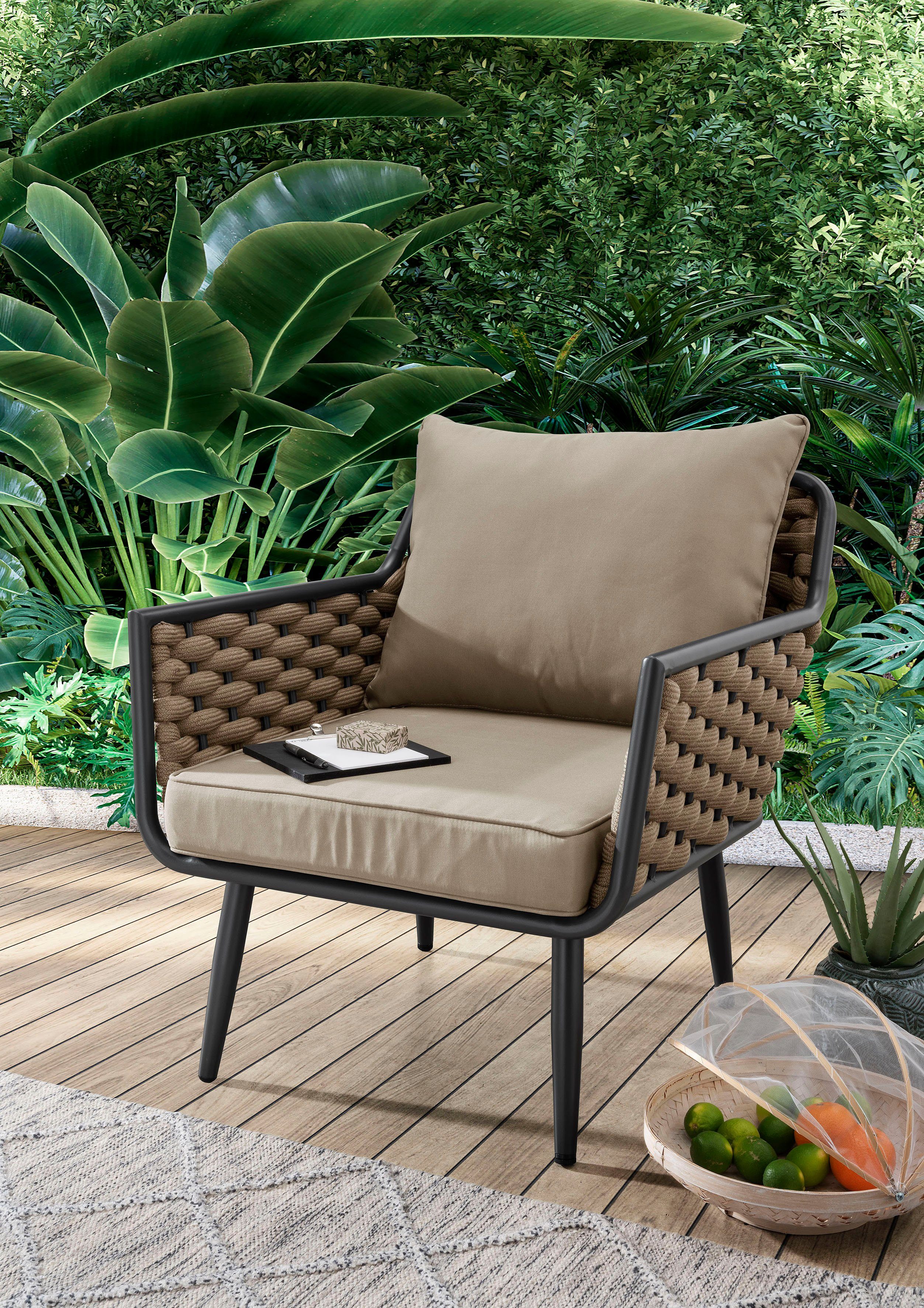 Destiny Tuinset Ravenna Aluminium, Olefin-touw (set, 12-delig)