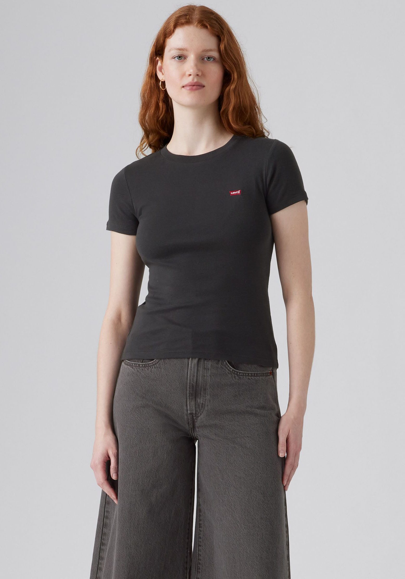 Levi's® T-shirt Mini-Logo met klein logoborduursel op borsthoogte (set, 2-delig)