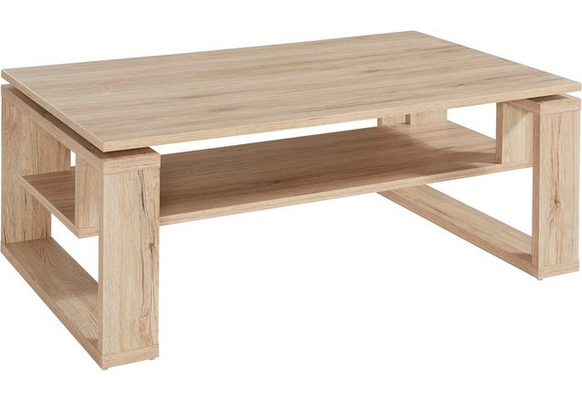 Salontafel met beugelonderstel Salontafel met beugelonderstel