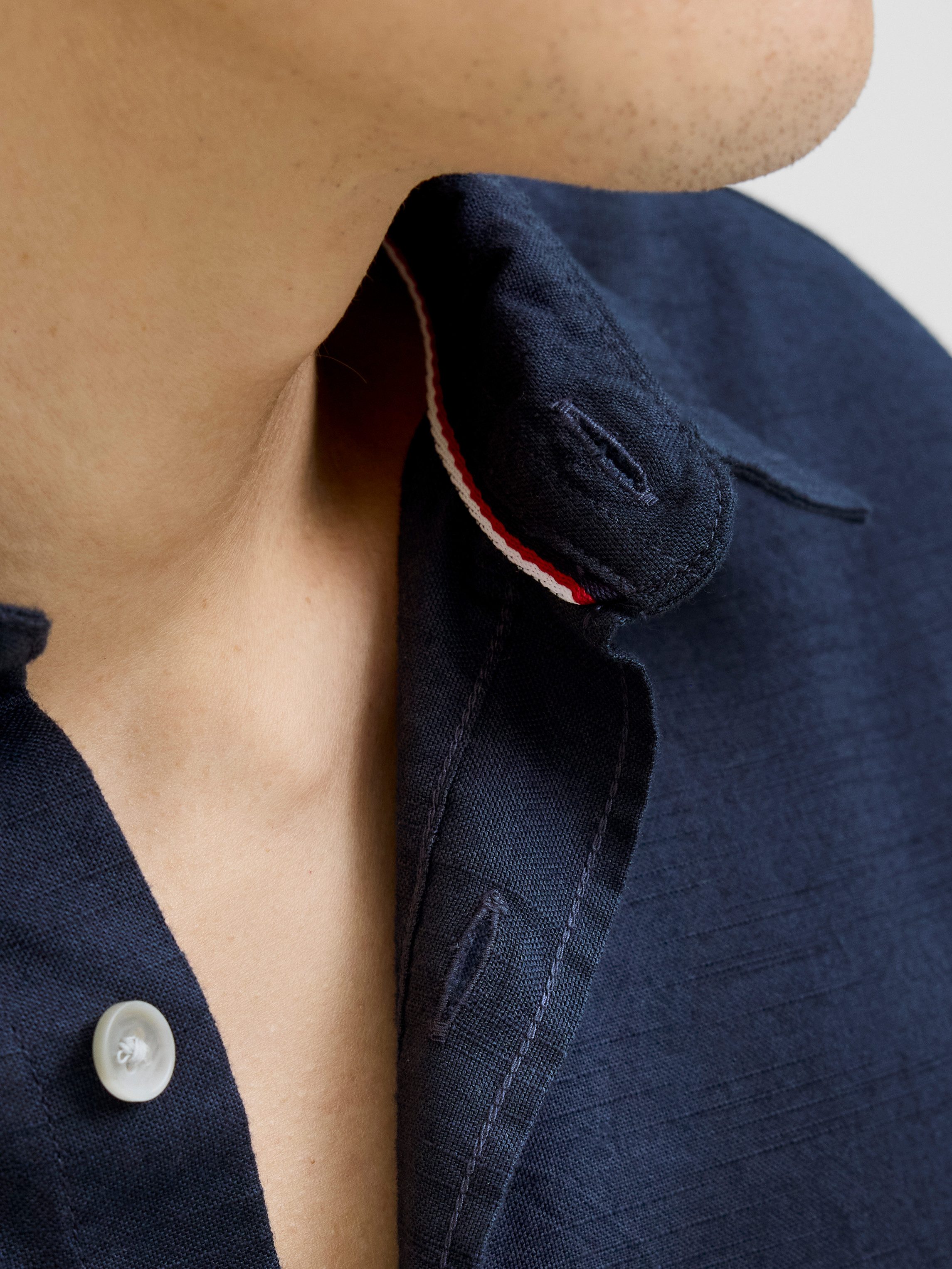 Jack & Jones Overhemd met korte mouwen JJPIERRE SLUB SHIRT SS