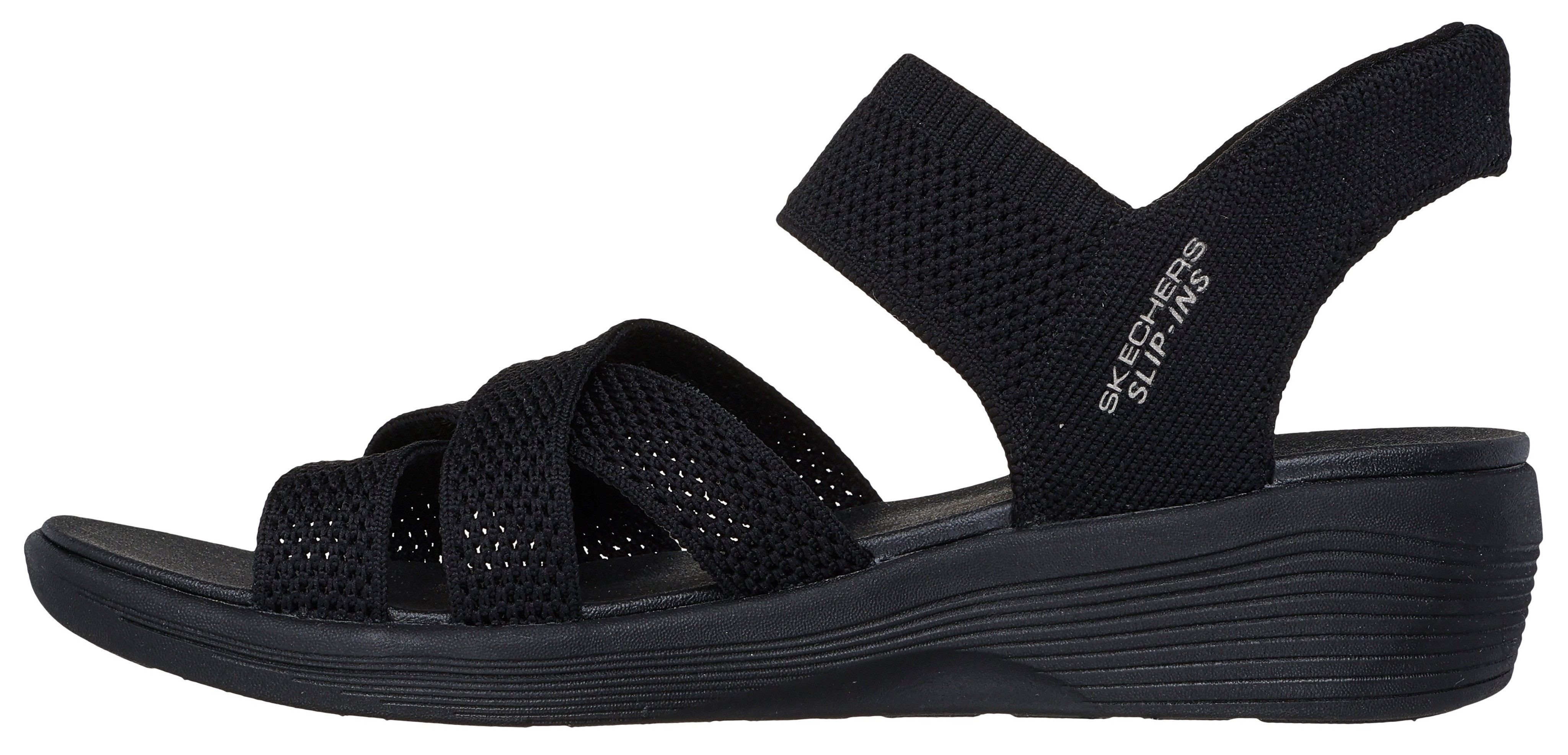 Skechers Sleehaksandaaltjes ARYA , vrijetijdsschoen, sandaal in vegan verwerking