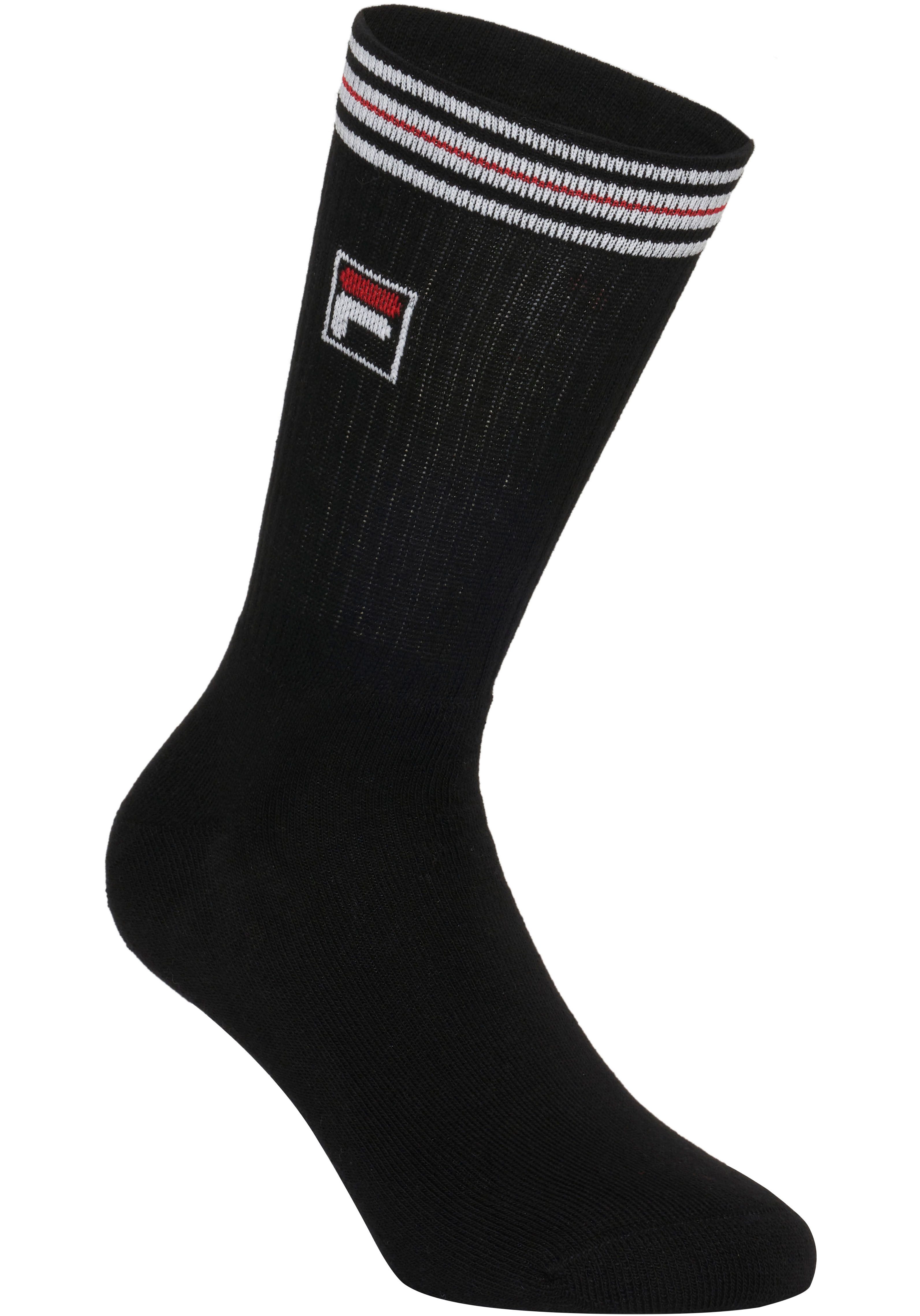 Fila Sportsokken UNISEX TOP QUALITY FULL TERRY VINTAGE SOCKS (4 paar)