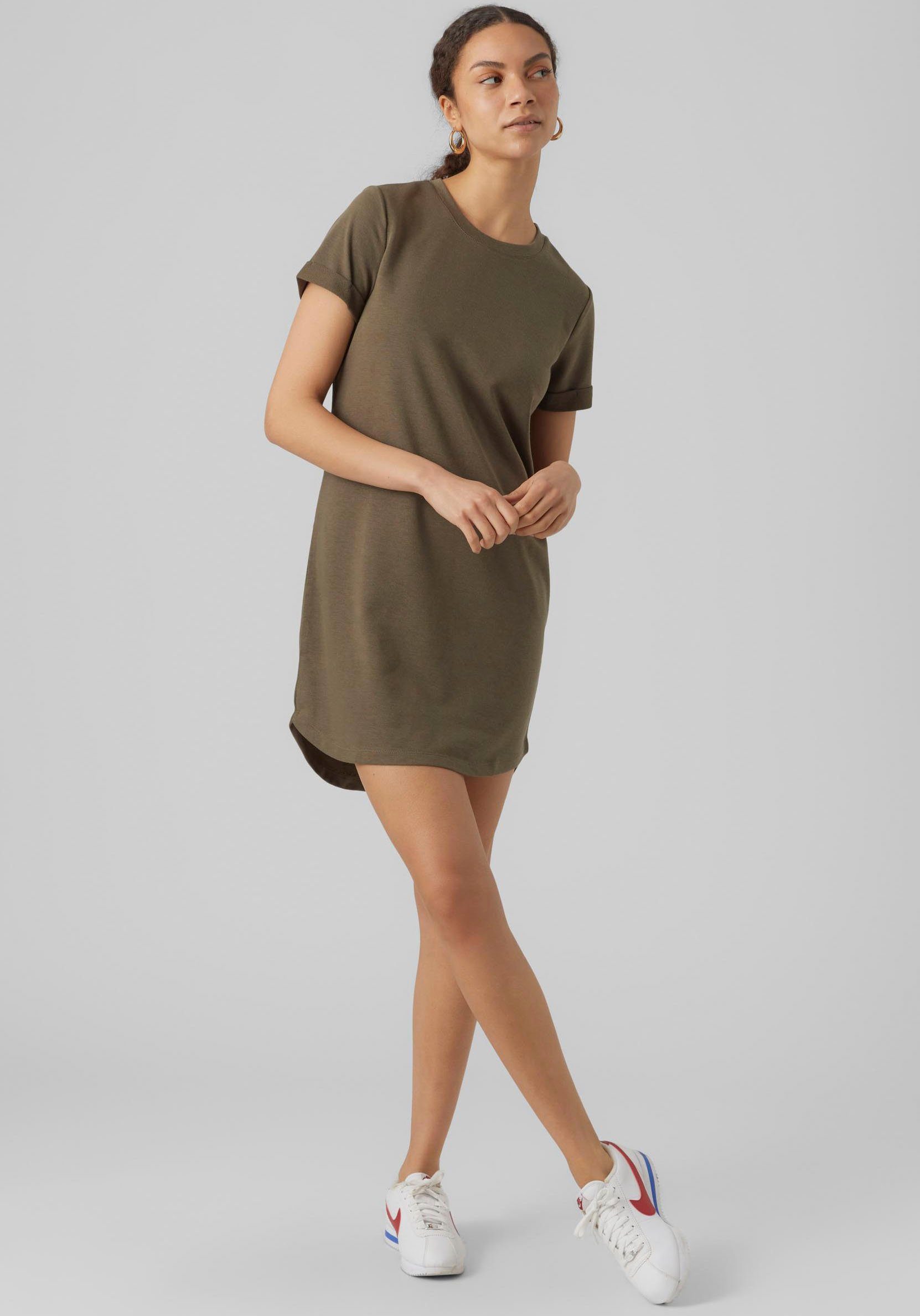 Vero Moda Jerseyjurk VMSASHAMILLA SS SWEAT DRESS NOOS