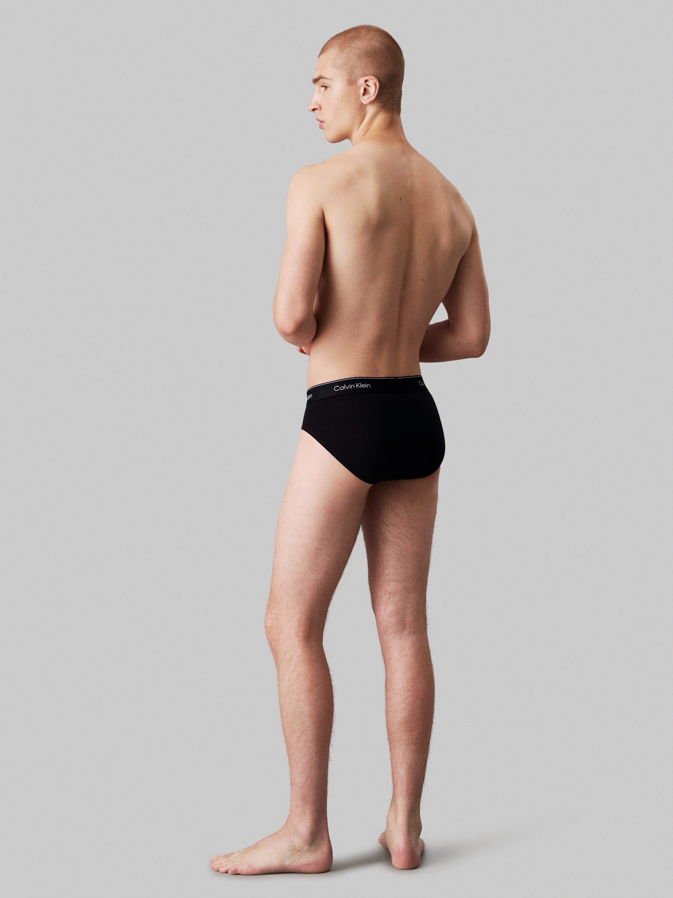 Calvin Klein Hipster HIP BRIEF 3PK met logo-elastische tailleband (3 stuks) (set 3 stuks)