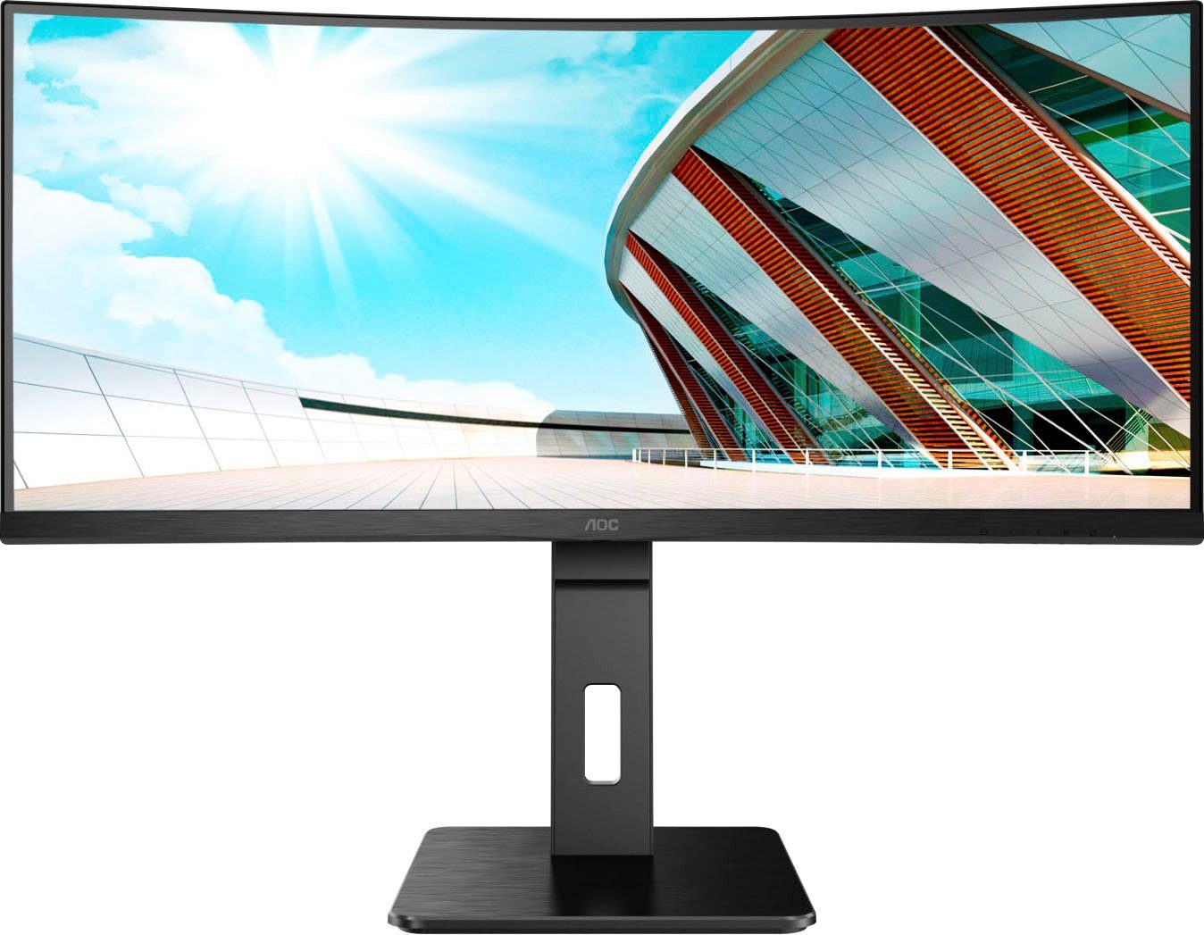 AOC Curved-gaming-monitor CU34P2A, 86,4 cm / 34", UWQHD
