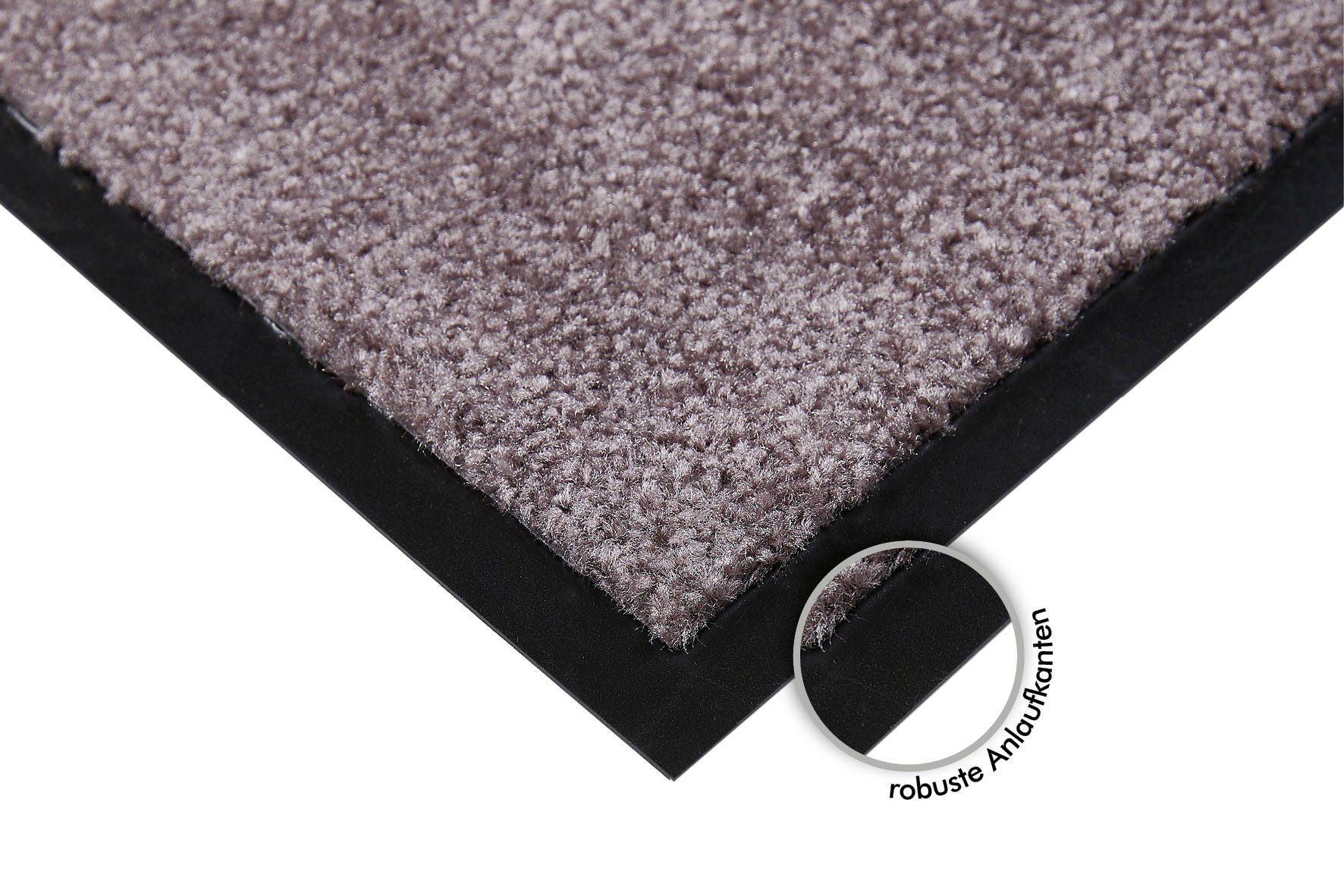 Andiamo Mat Super Wash & Clean, Made in Belgium Vuilopvangmat, uni kleuren, antislip, wasbaar